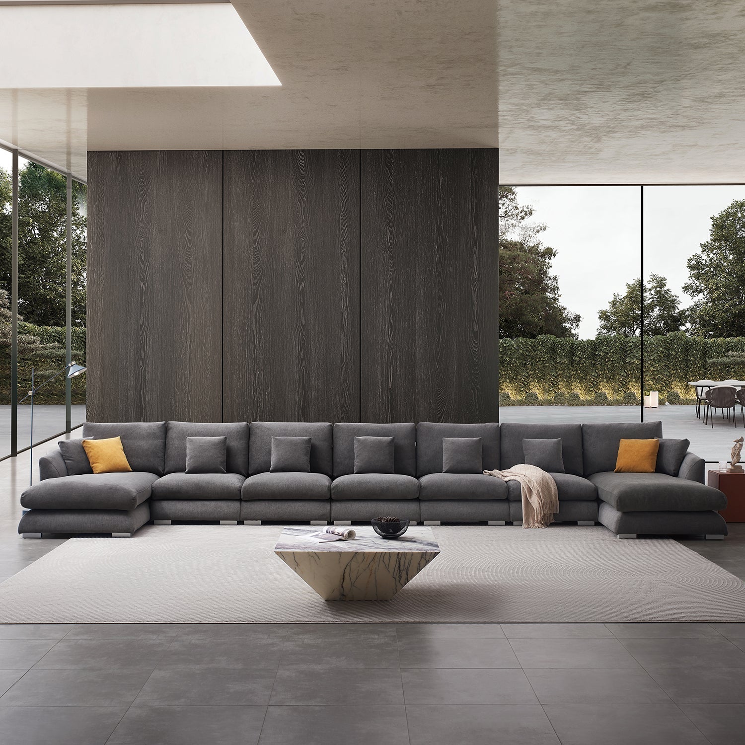 sectional - Feathers U - Sectional - MC - Mario Capasa