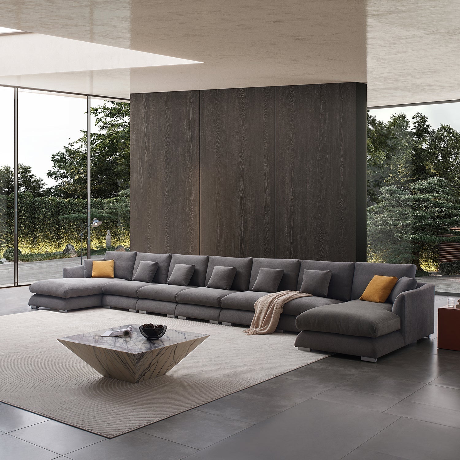 sectional - Feathers U - Sectional - MC - Mario Capasa