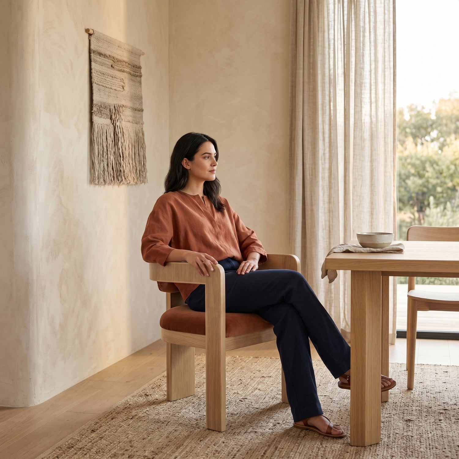 Sacha Natural Dining Chair