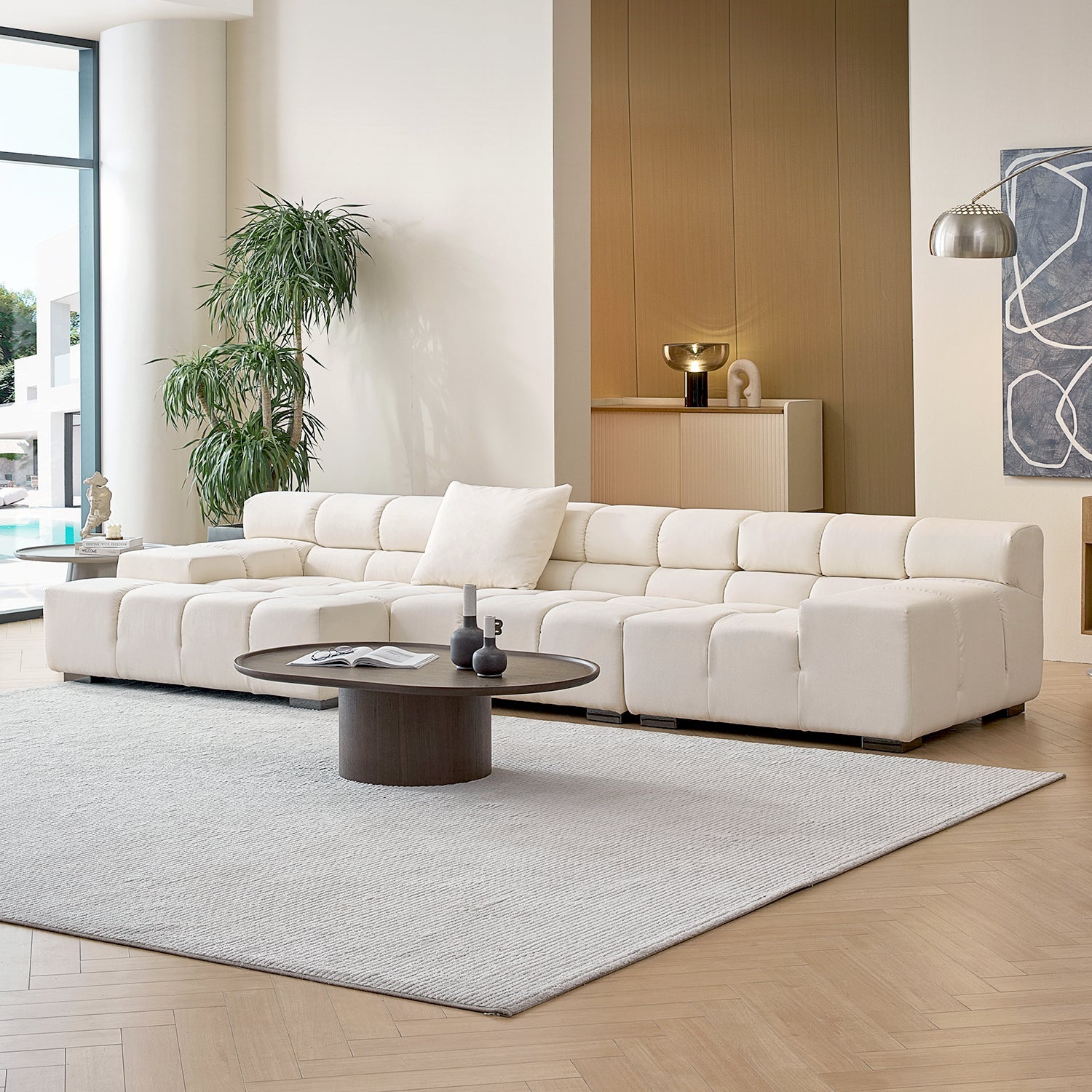sectional - Amora Sectional Low Arm - MC - Mario Capasa