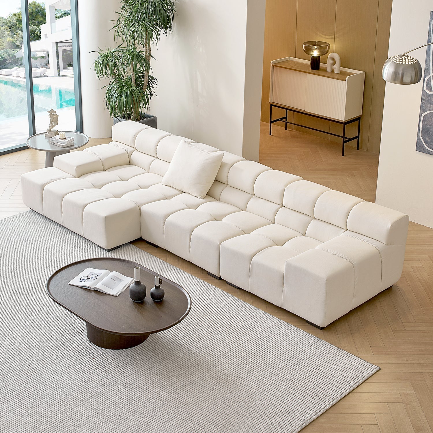sectional - Amora Sectional Low Arm - MC - Mario Capasa