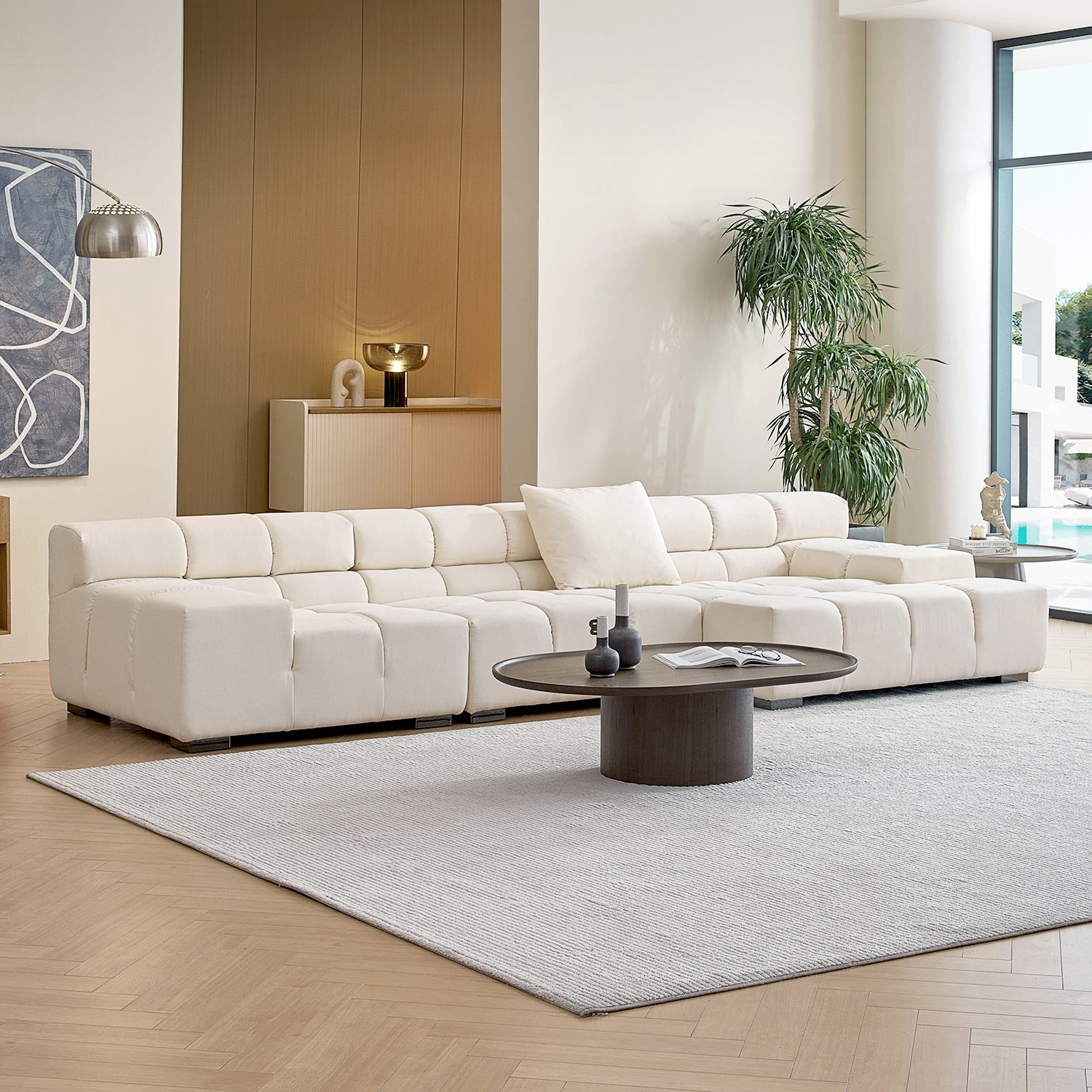sectional - Amora Sectional Low Arm - MC - Mario Capasa