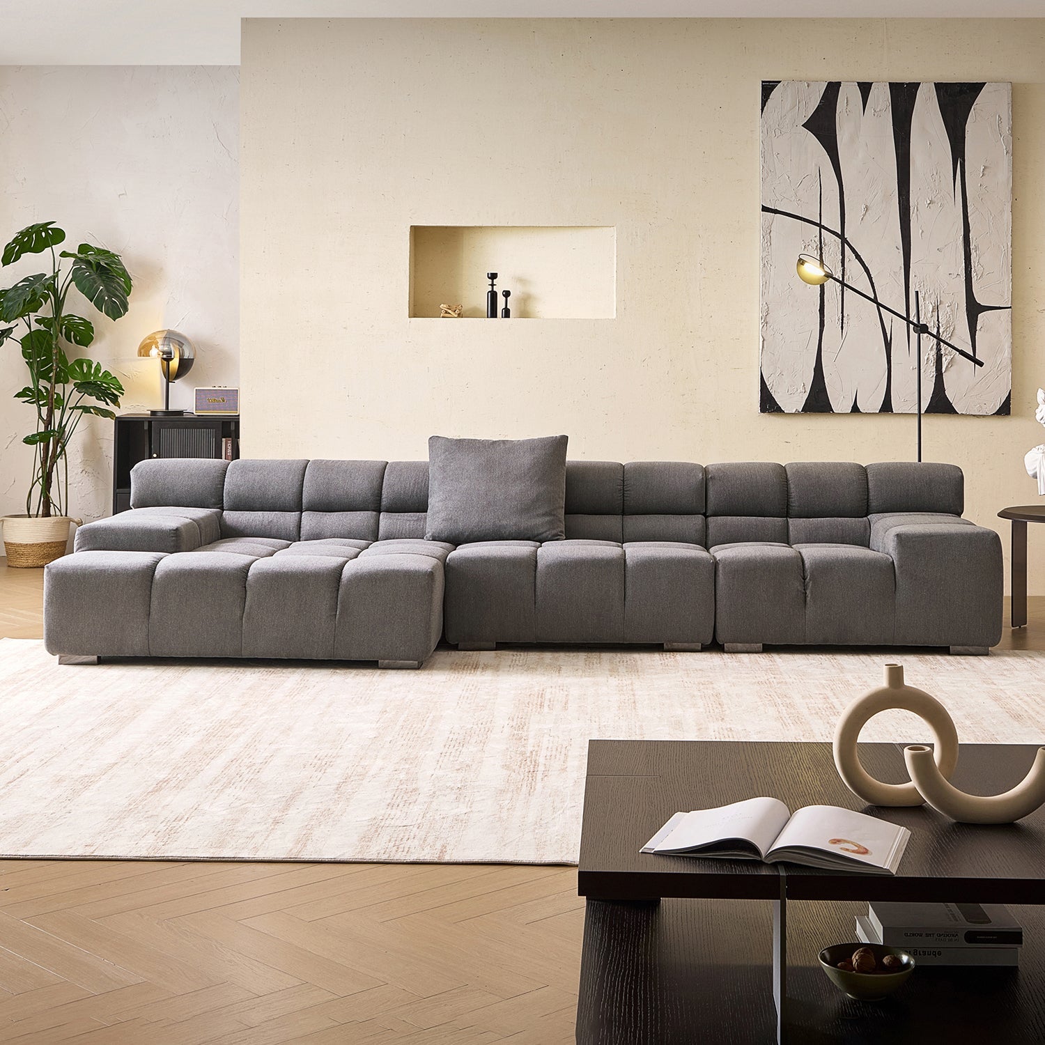 sectional - Amora Sectional Low Arm - MC - Mario Capasa