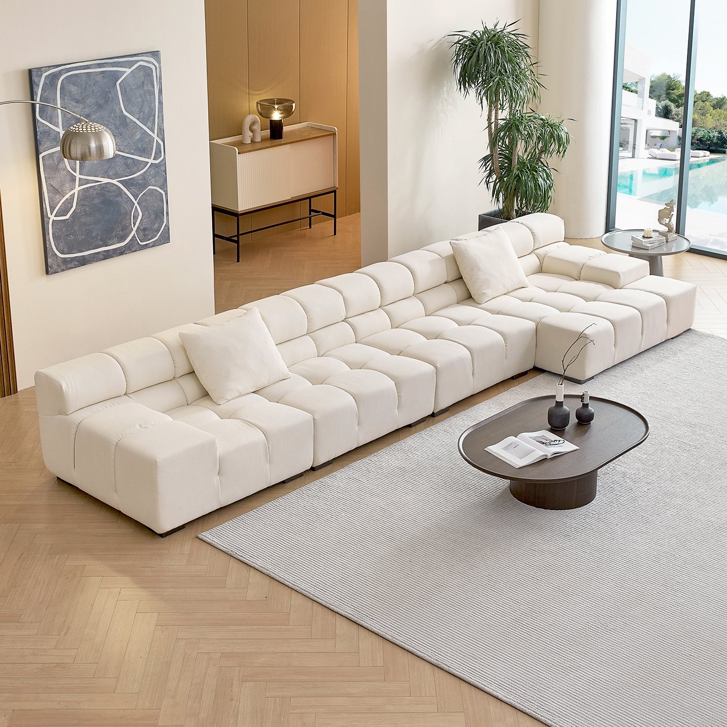 sectional - Amora Sectional Low Arm - MC - Mario Capasa
