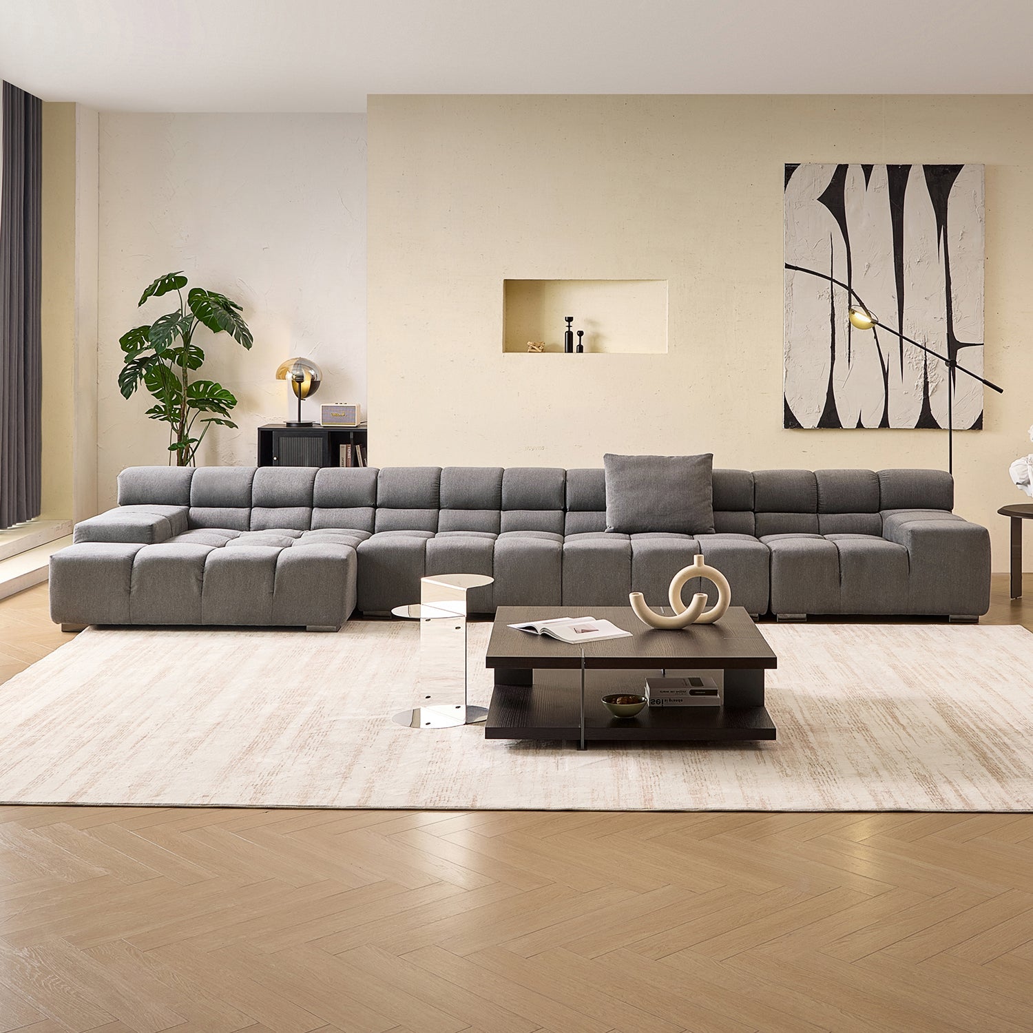 sectional - Amora Sectional Low Arm - MC - Mario Capasa