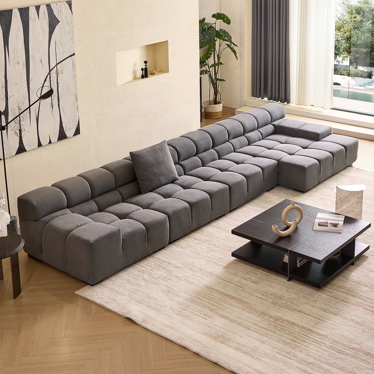sectional - Amora Sectional Low Arm - MC - Mario Capasa