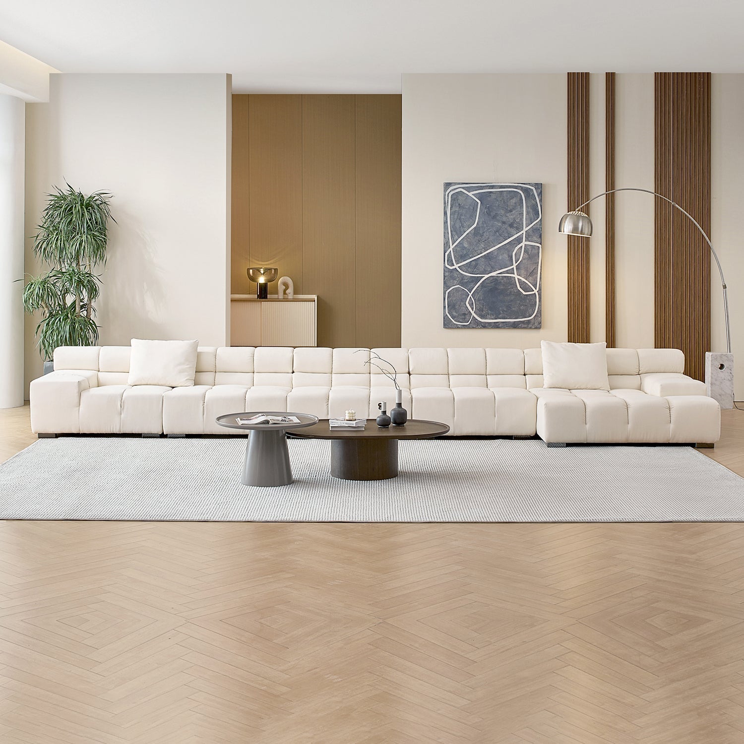 sectional - Amora Sectional Low Arm - MC - Mario Capasa