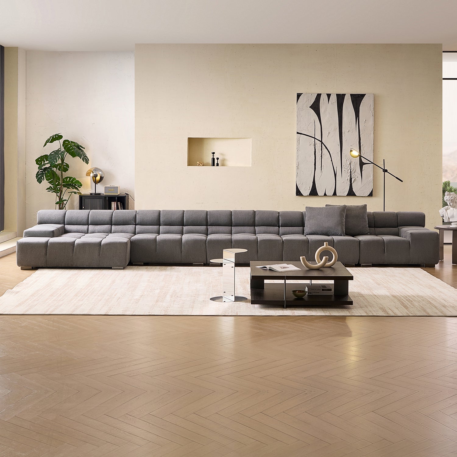 sectional - Amora Sectional Low Arm - MC - Mario Capasa