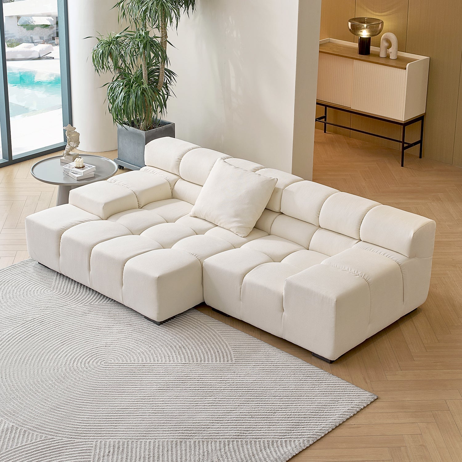 sectional - Amora Sectional Low Arm - MC - Mario Capasa