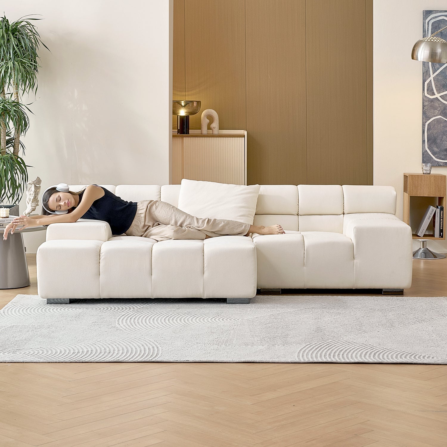 sectional - Amora Sectional Low Arm - MC - Mario Capasa