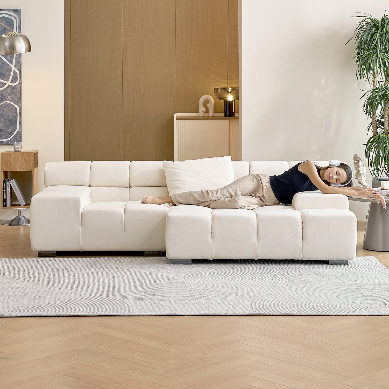 sectional - Amora Sectional Low Arm - MC - Mario Capasa
