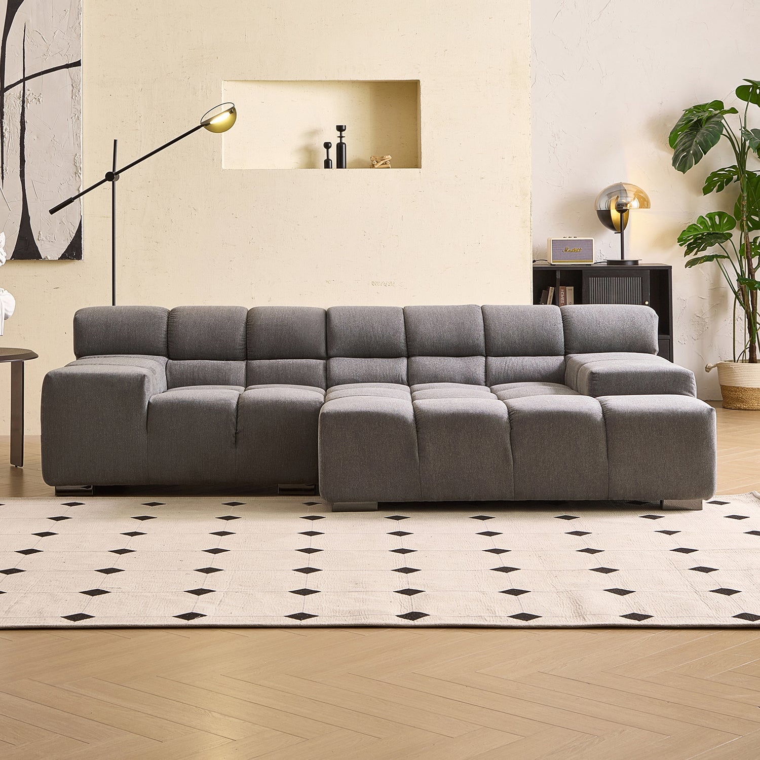 sectional - Amora Sectional Low Arm - MC - Mario Capasa
