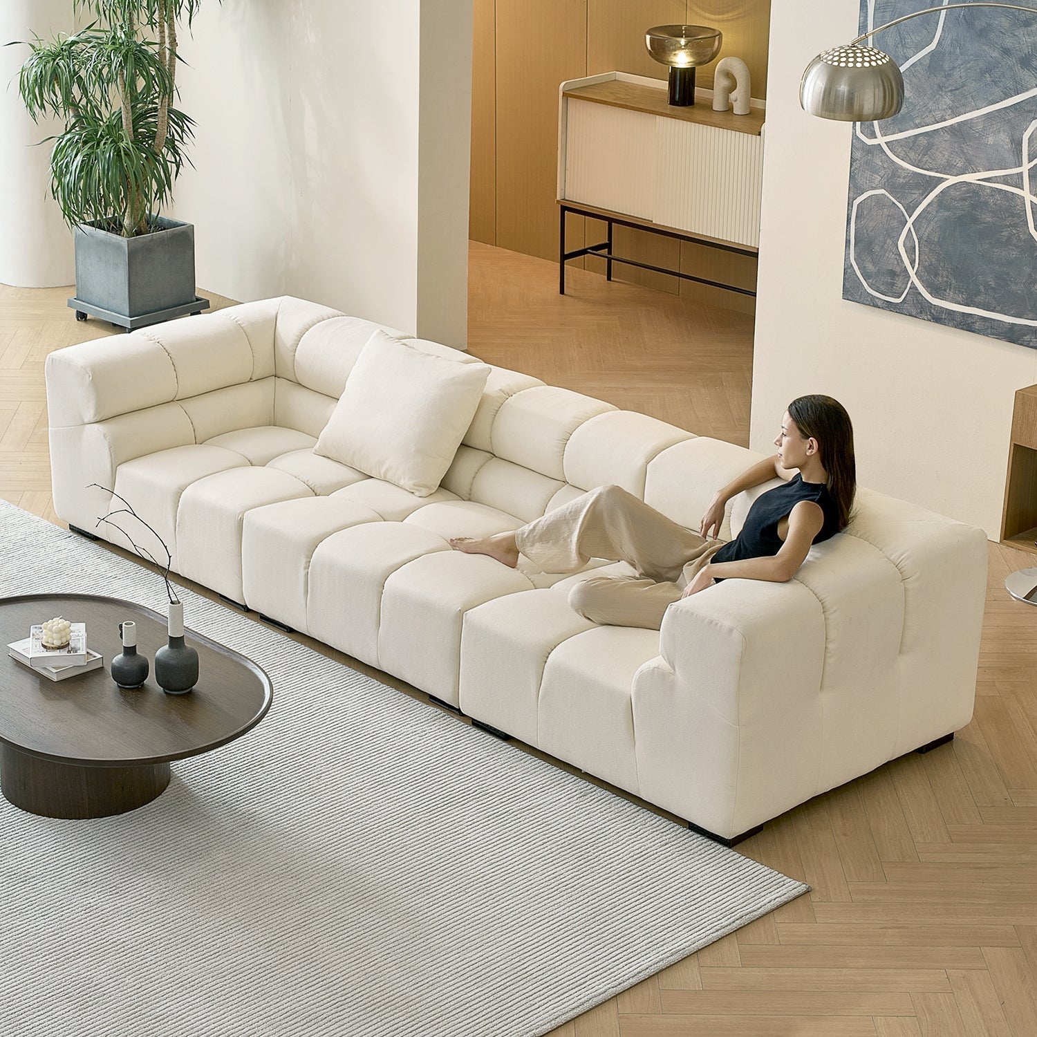 Sofa - Amora Sofa High Arms - MC - Mario Capasa
