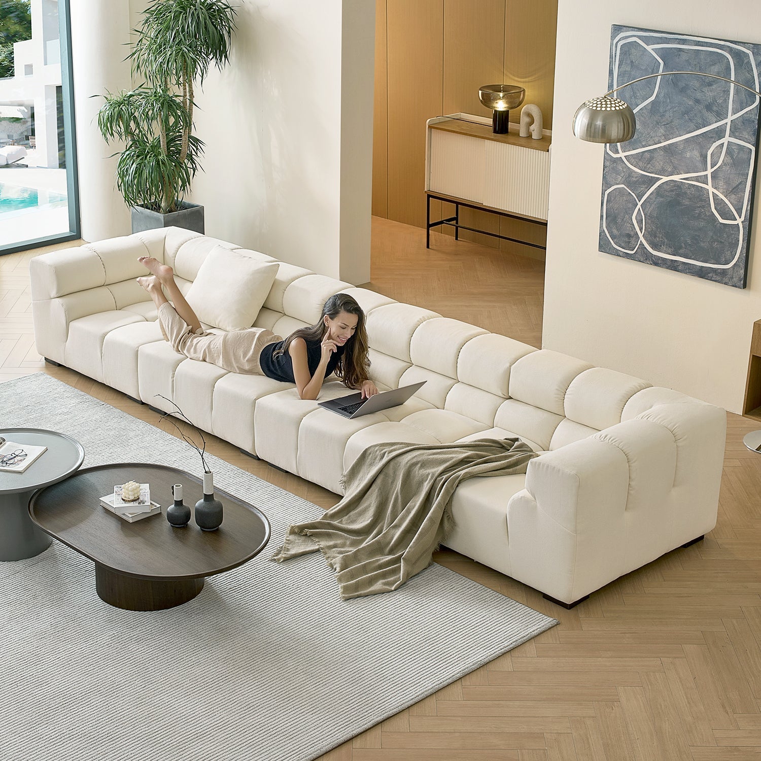 Sofa - Amora Sofa High Arms - MC - Mario Capasa