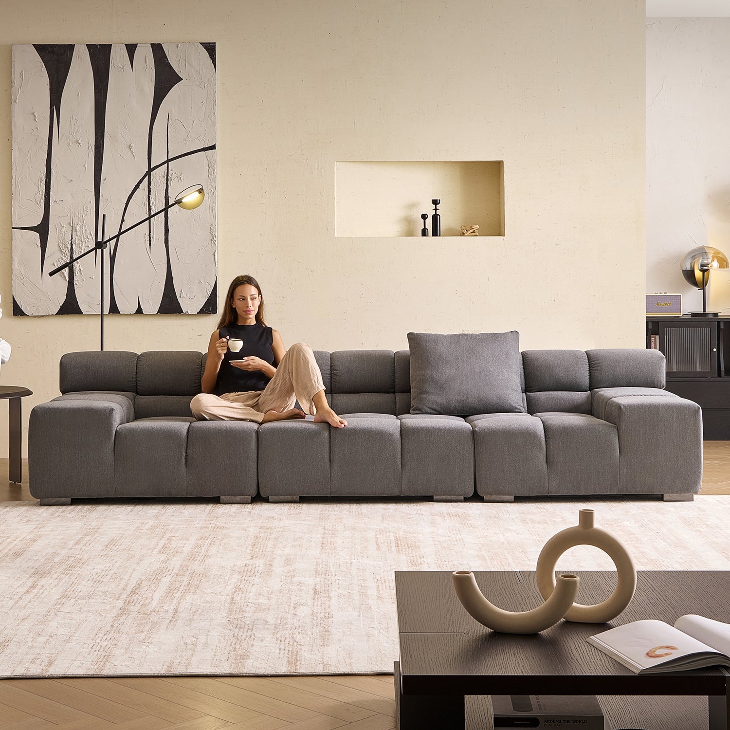 Sofa - Amora Sofa Low Arms - MC - Mario Capasa
