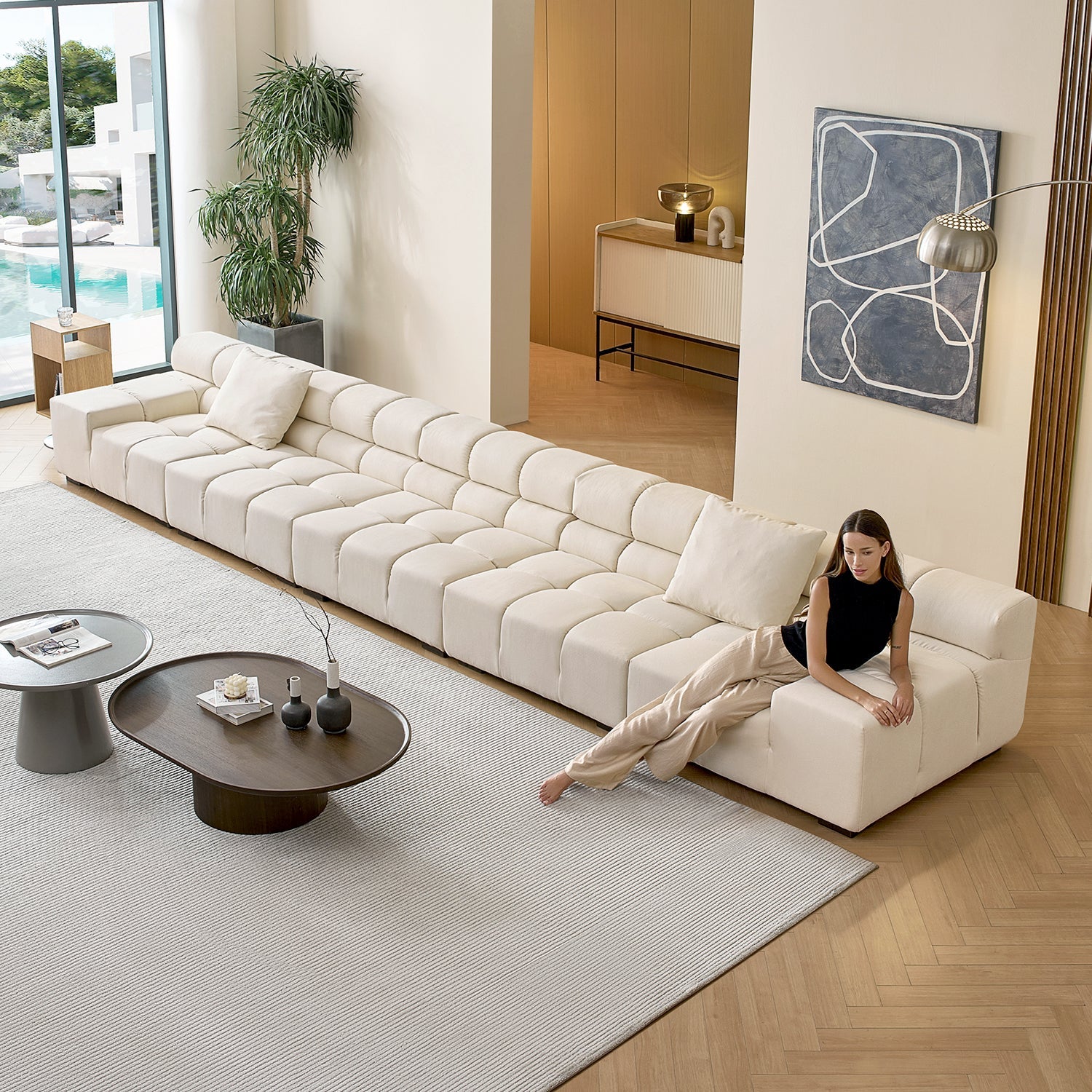 Sofa - Amora Sofa Low Arms - MC - Mario Capasa
