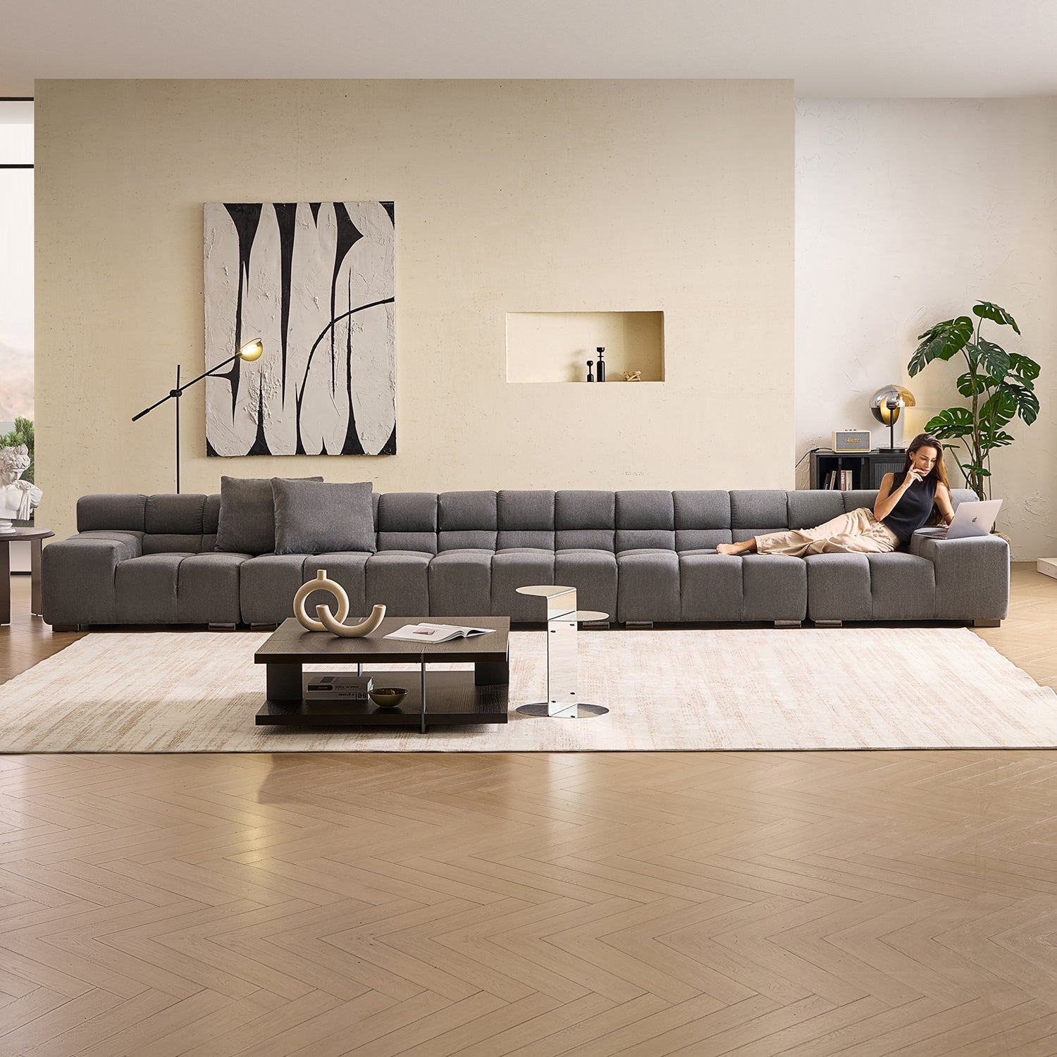 Sofa - Amora Sofa Low Arms - MC - Mario Capasa