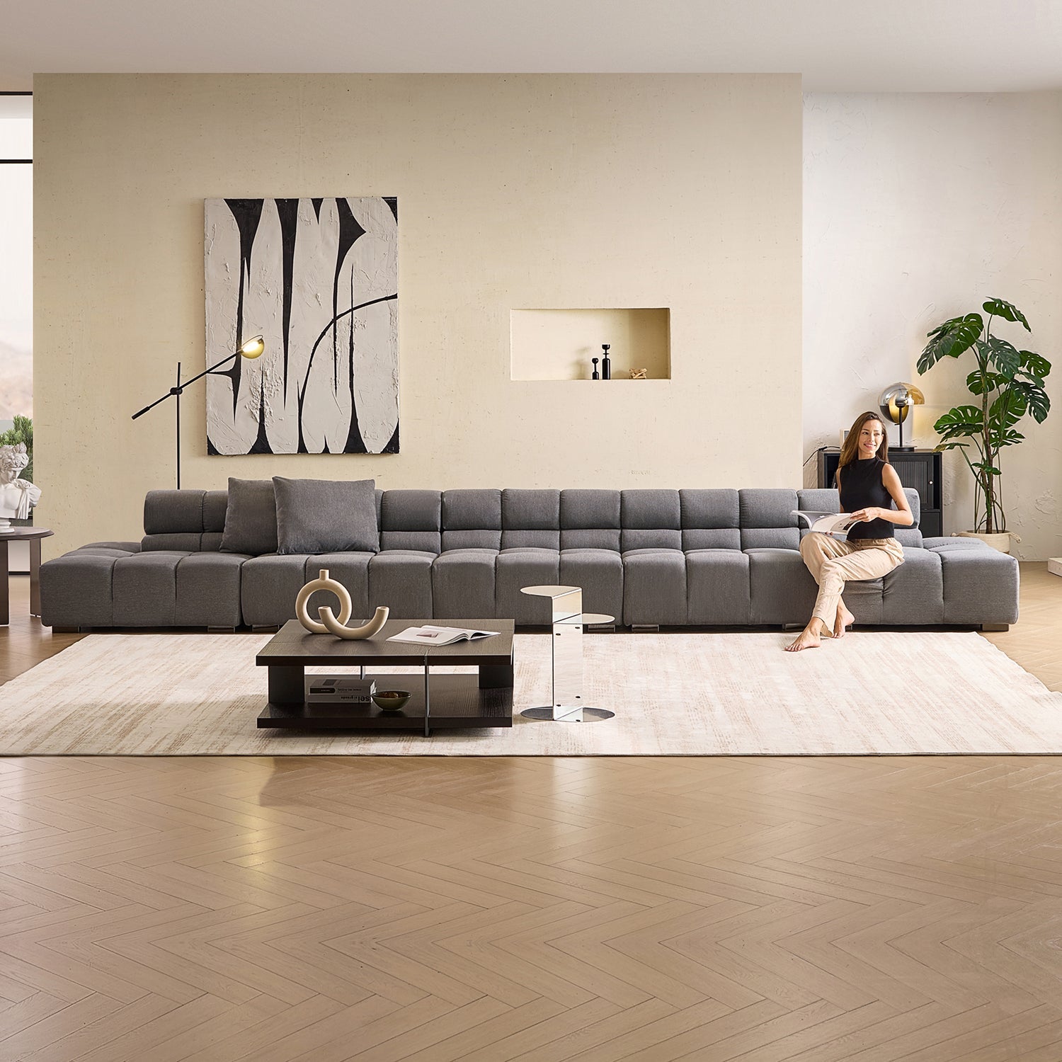 Sofa - Amora Sofa No Arms - MC - Mario Capasa