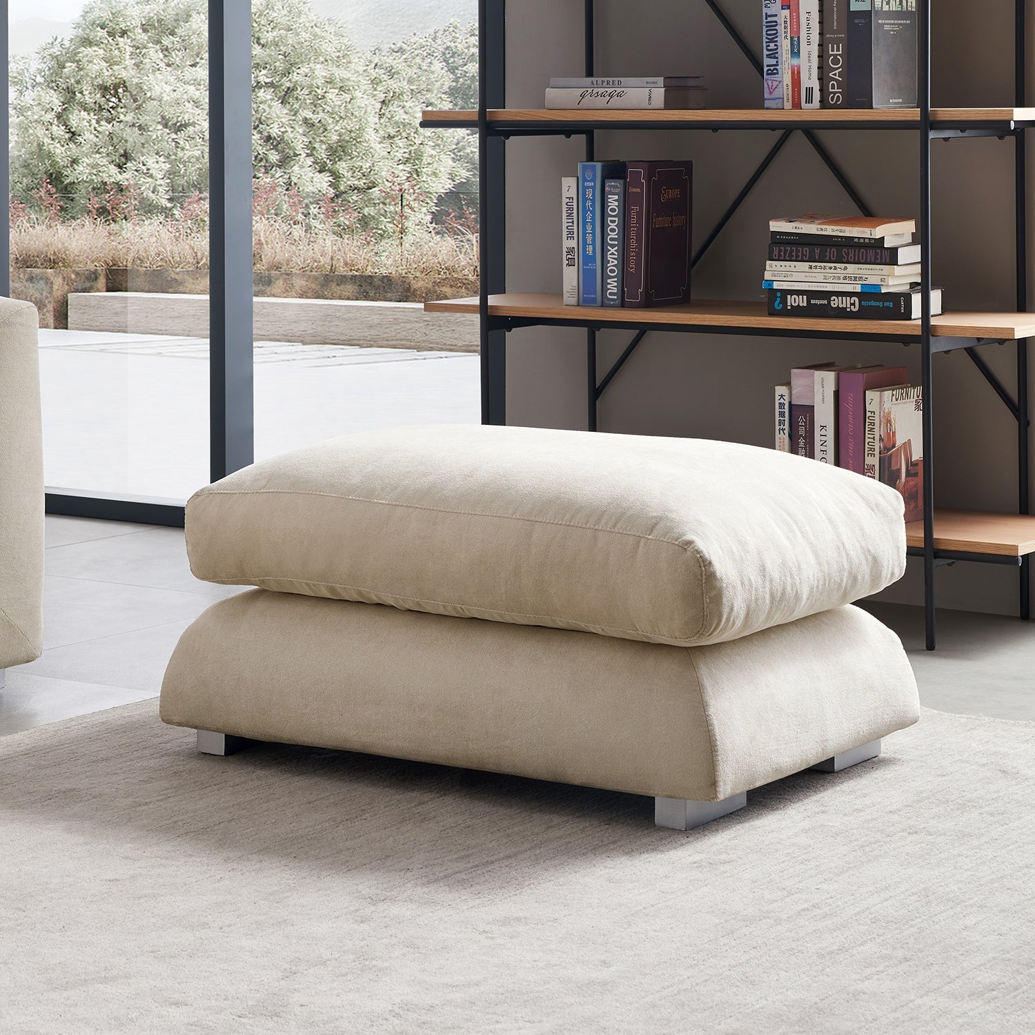 Ottoman - Feathers Ottoman - MC - Mario Capasa