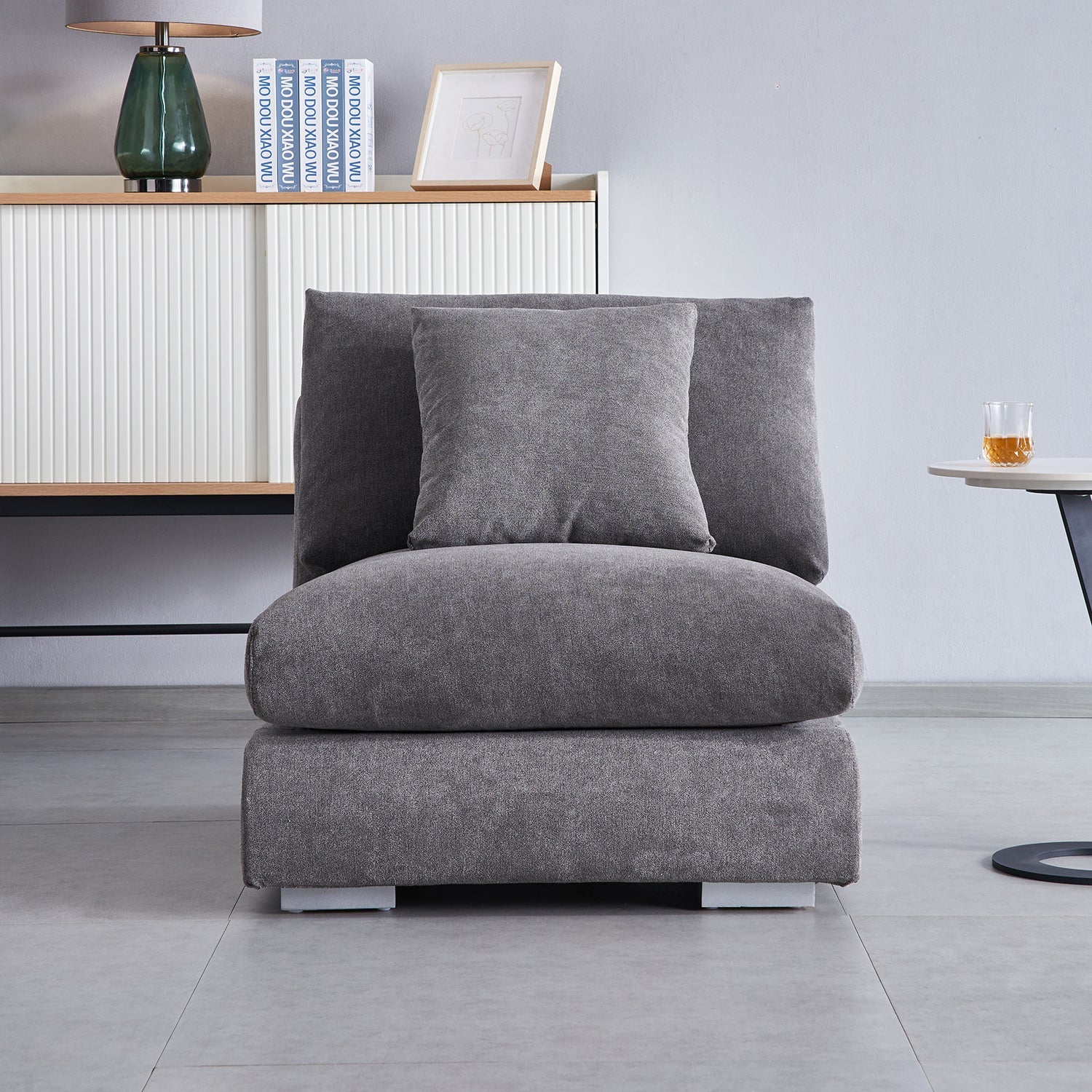 Modular - Feathers 1 - Seater - Armless - MC - Mario Capasa