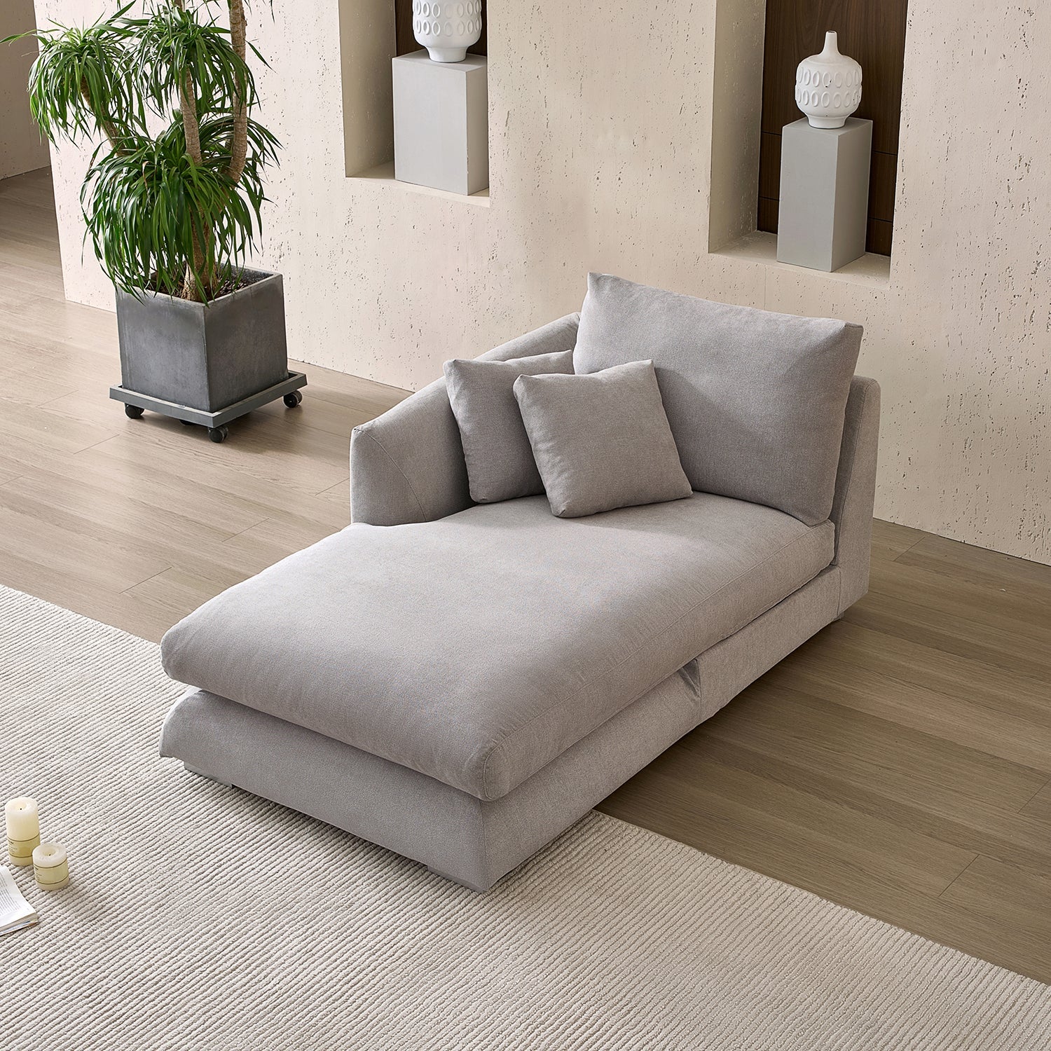 Modular - Feathers - Chaise - MC - Mario Capasa