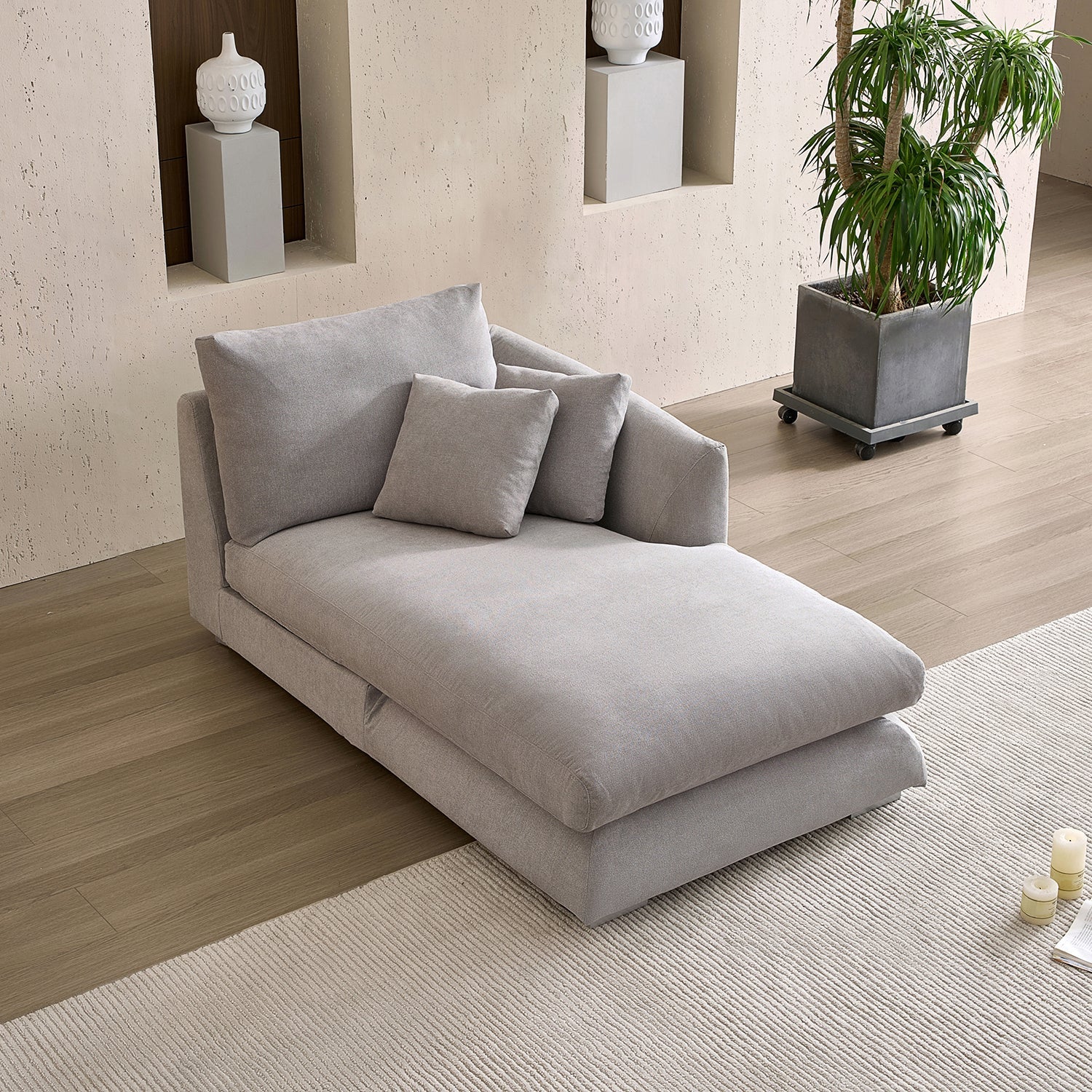 Modular - Feathers - Chaise - MC - Mario Capasa