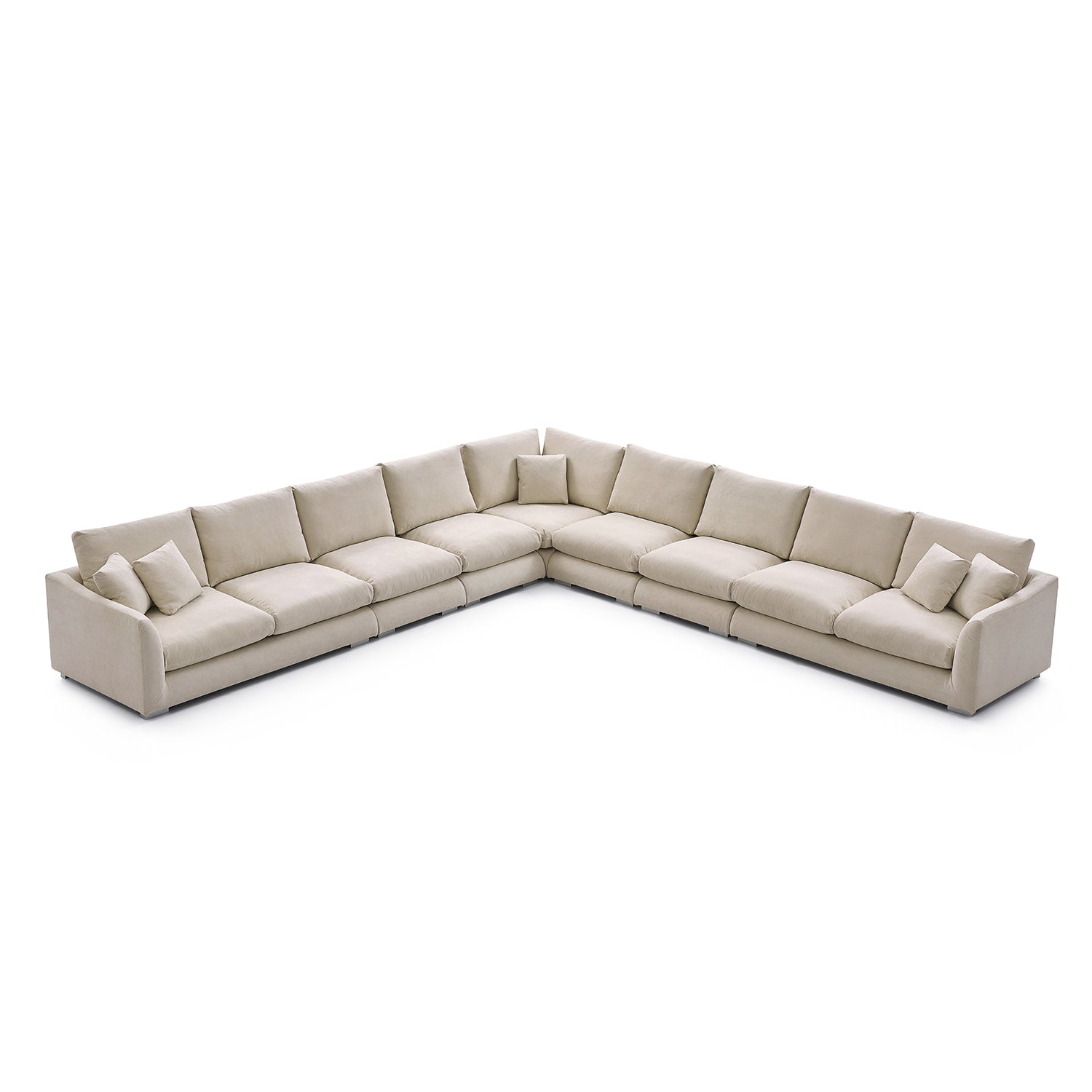 Sofa - Feathers L Sectional - MC - Mario Capasa