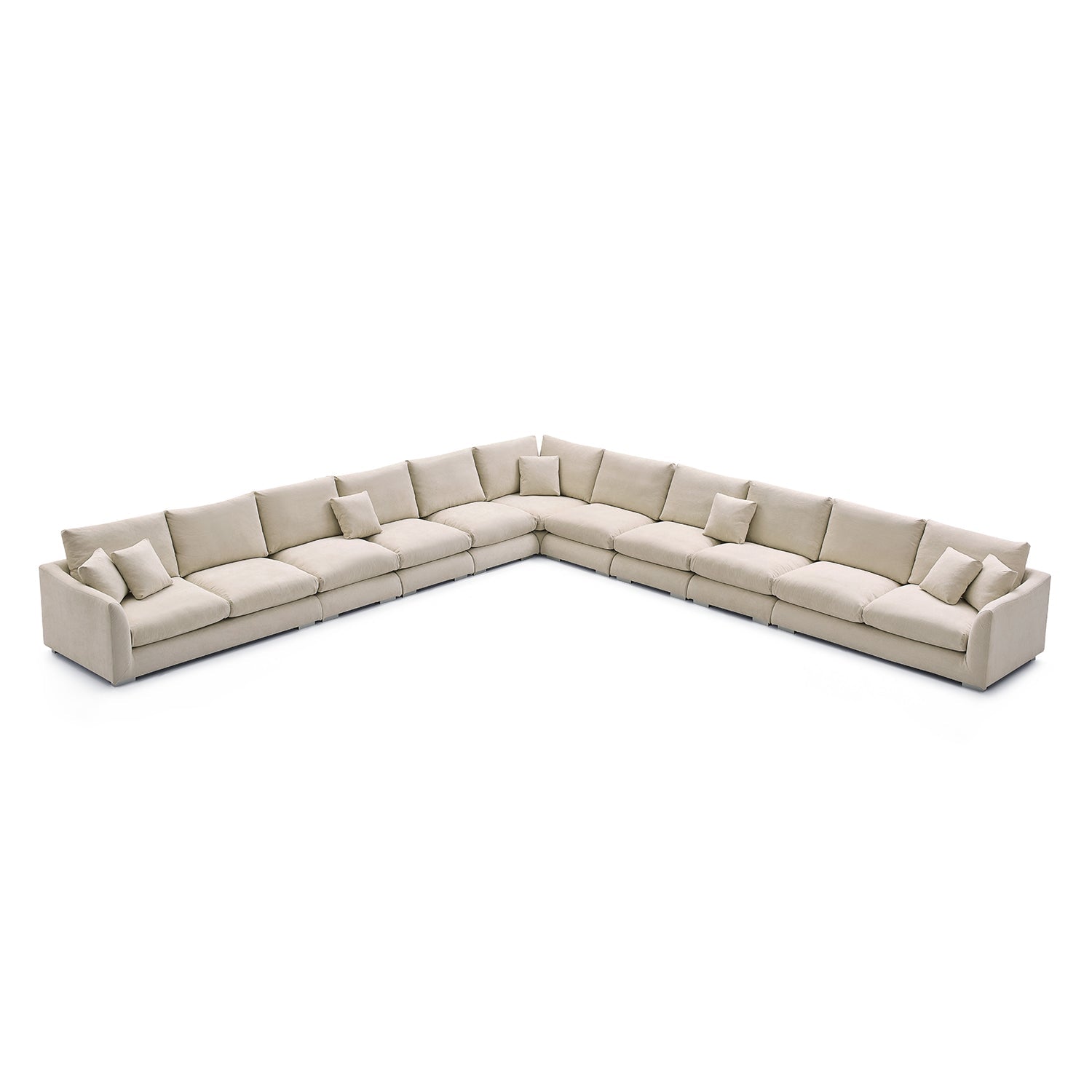 Sofa - Feathers L Sectional - MC - Mario Capasa
