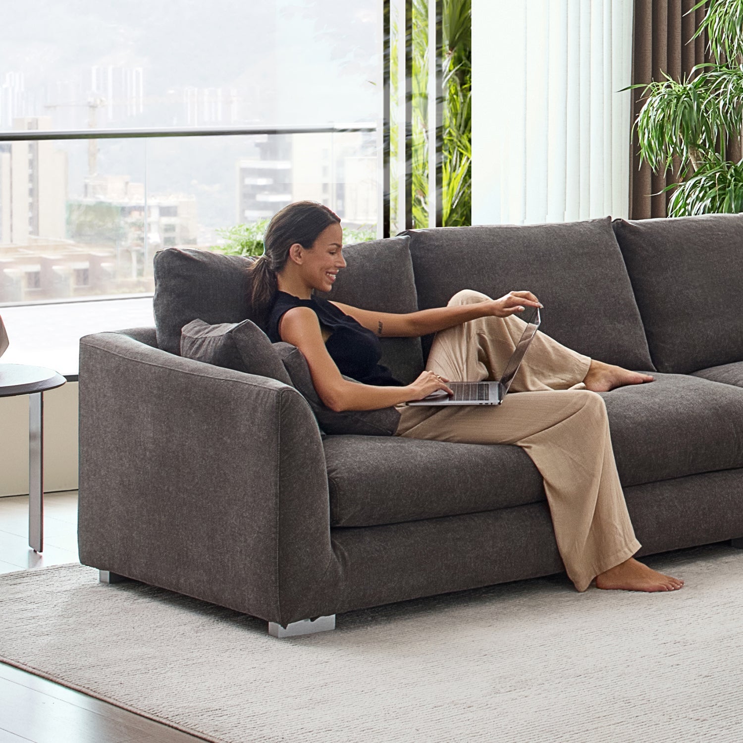 Sofa - Feathers L Sectional - MC - Mario Capasa