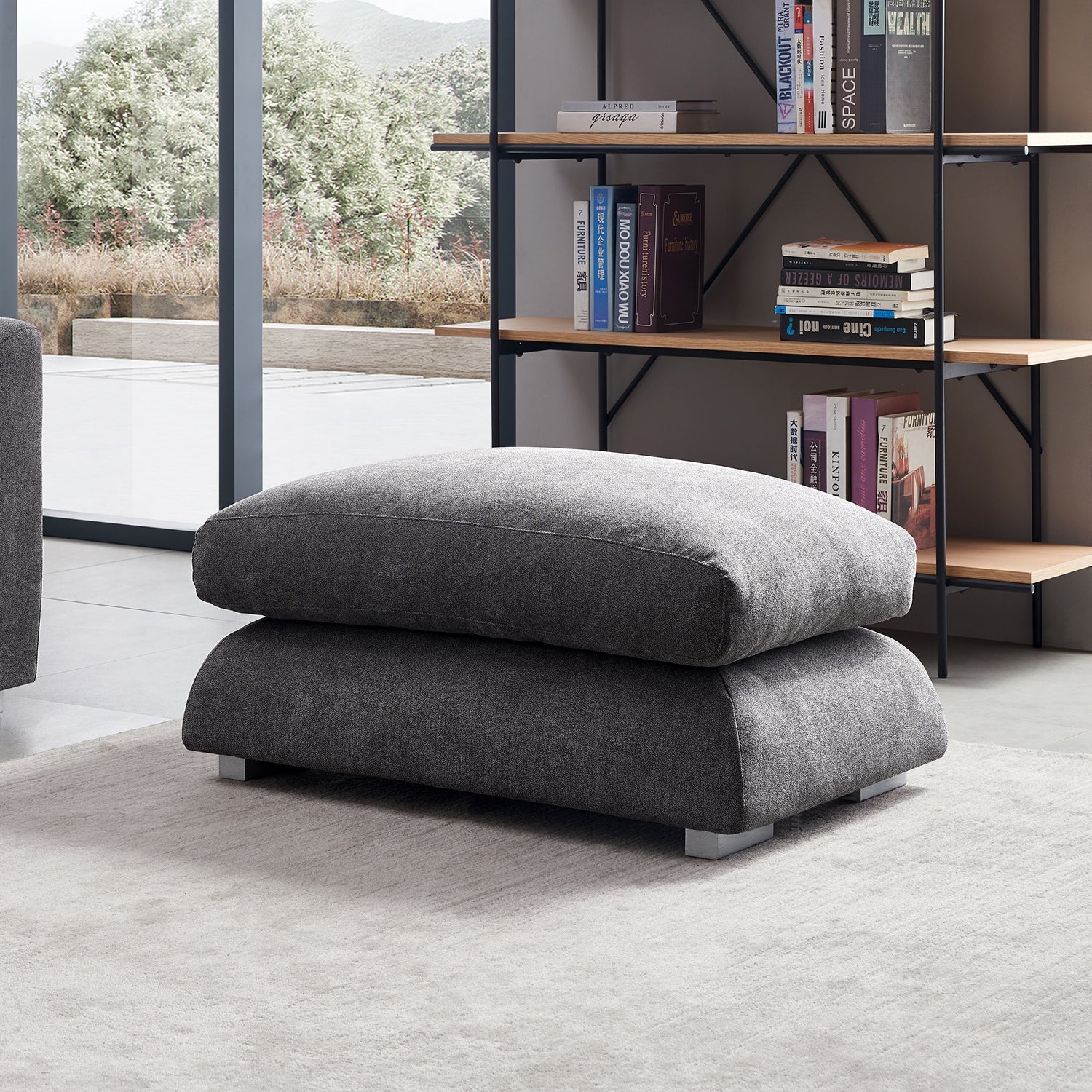 Ottoman - Feathers Ottoman - MC - Mario Capasa