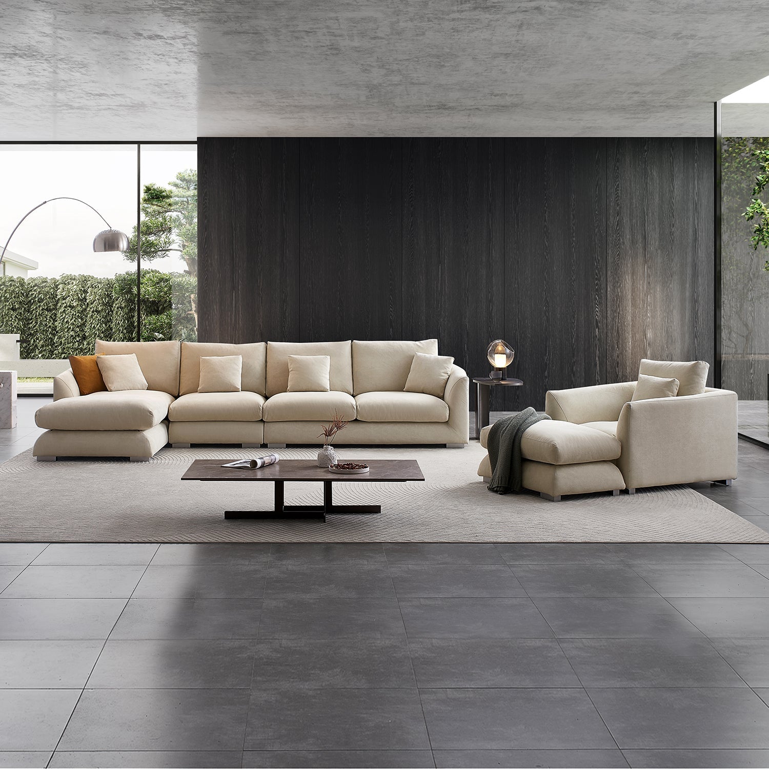 Sofa - Feathers Room Set - MC - Mario Capasa