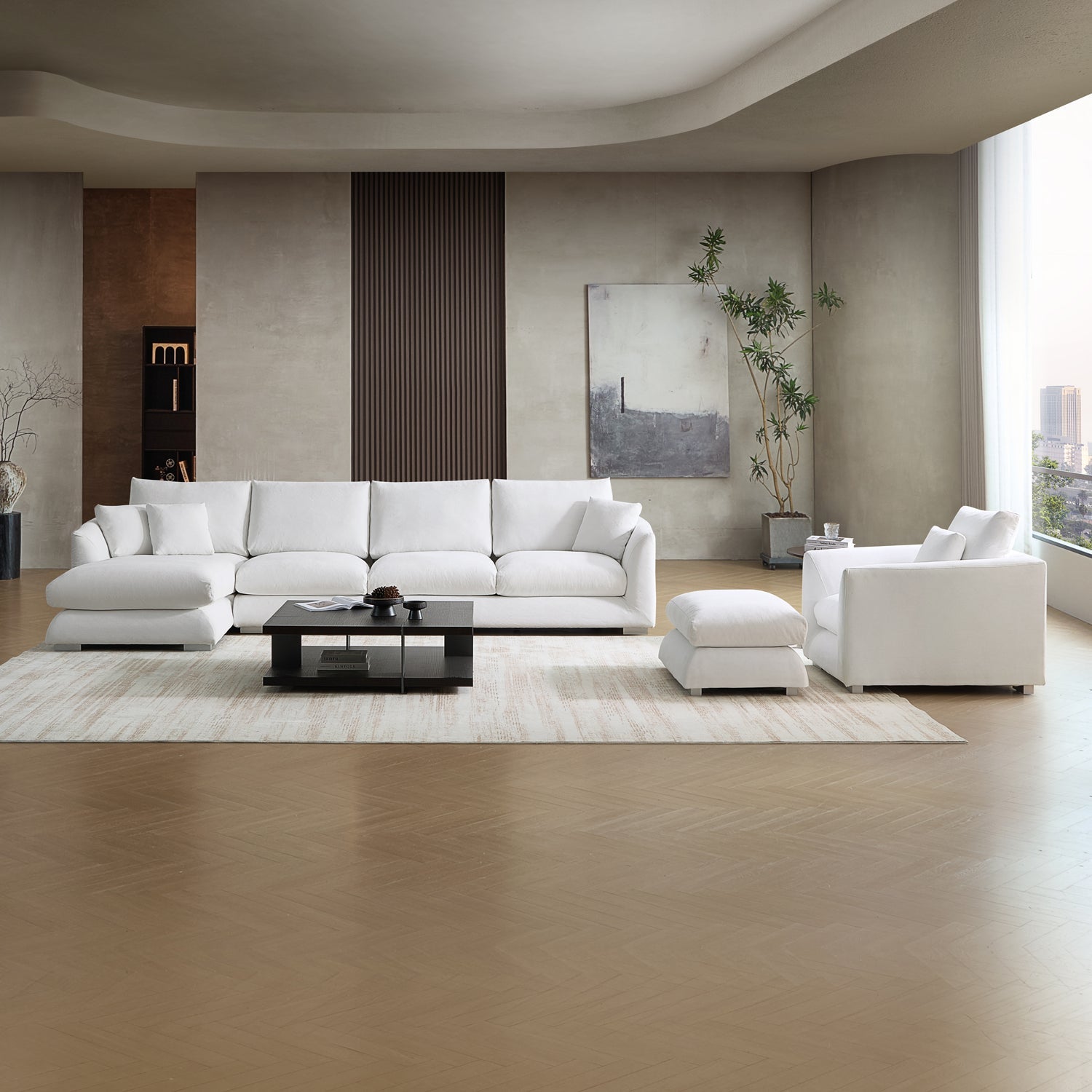 Sofa - Feathers Room Set - MC - Mario Capasa