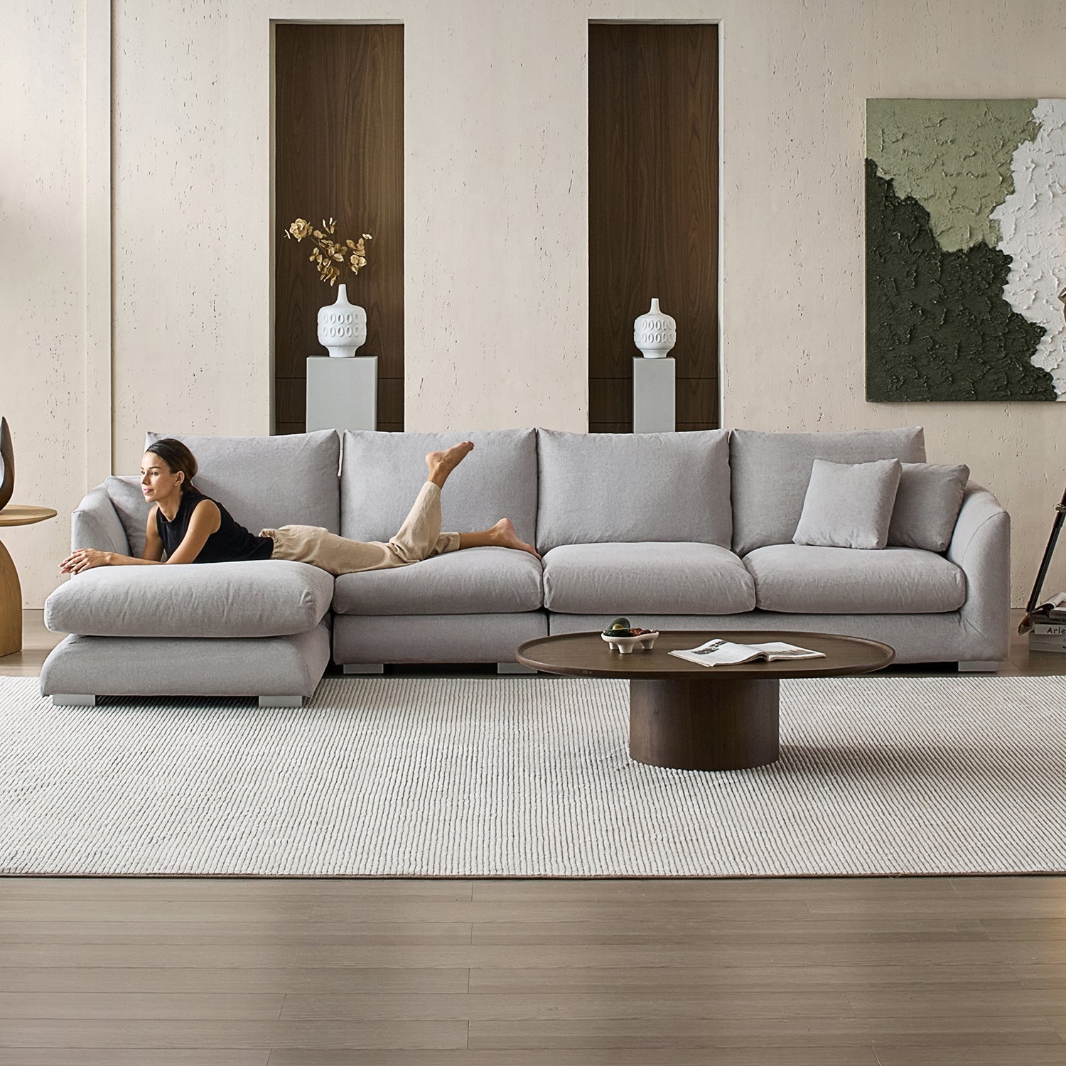 sectional - Feathers Sectional - MC - Mario Capasa