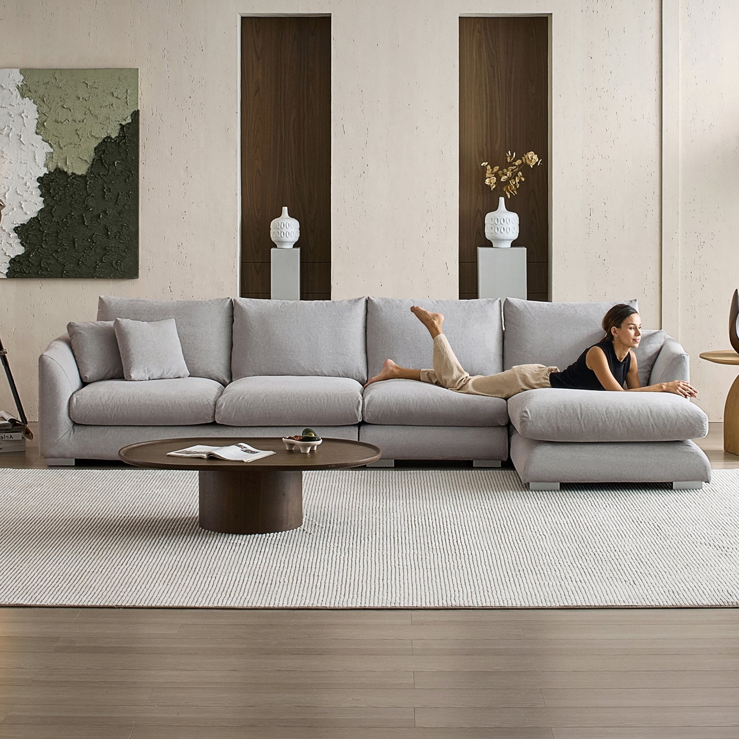 sectional - Feathers Sectional - MC - Mario Capasa