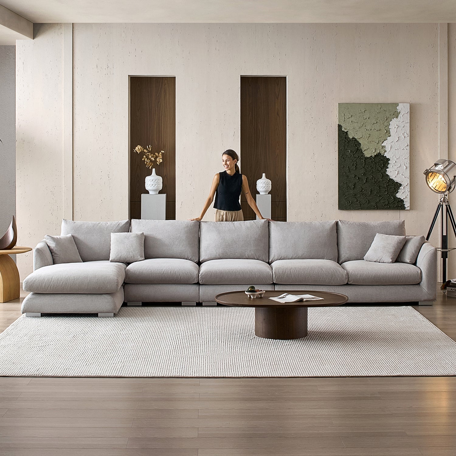 sectional - Feathers Sectional - MC - Mario Capasa