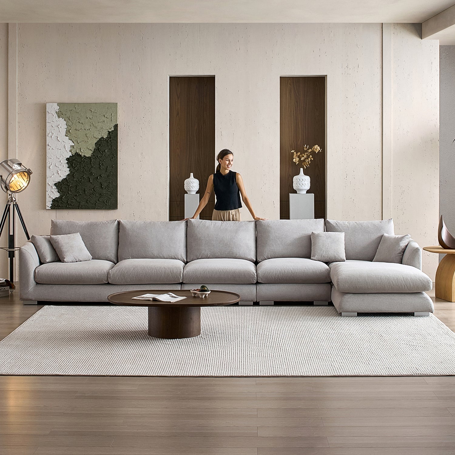 sectional - Feathers Sectional - MC - Mario Capasa