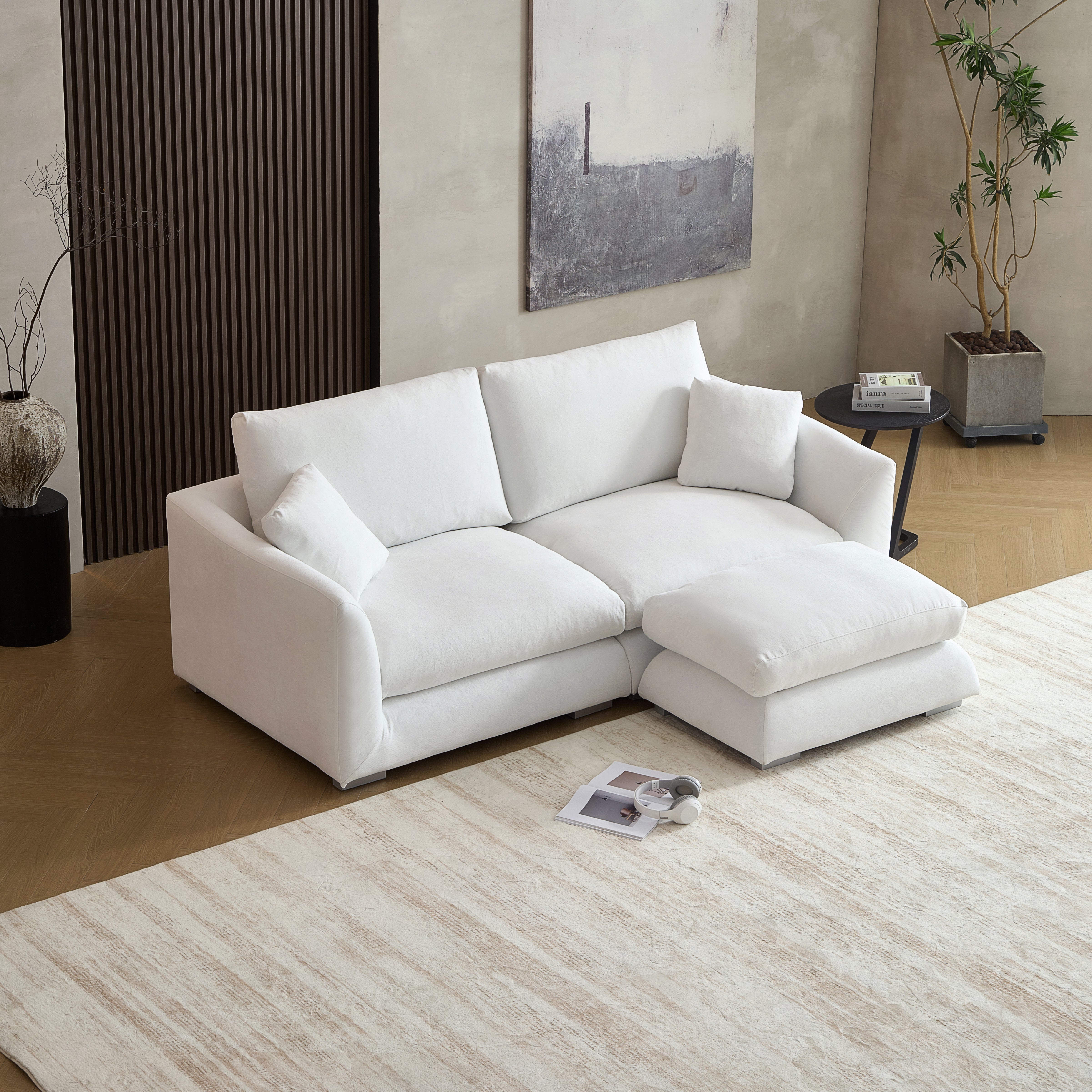 Sofa - Feathers Sofa + Ottoman - MC - Mario Capasa
