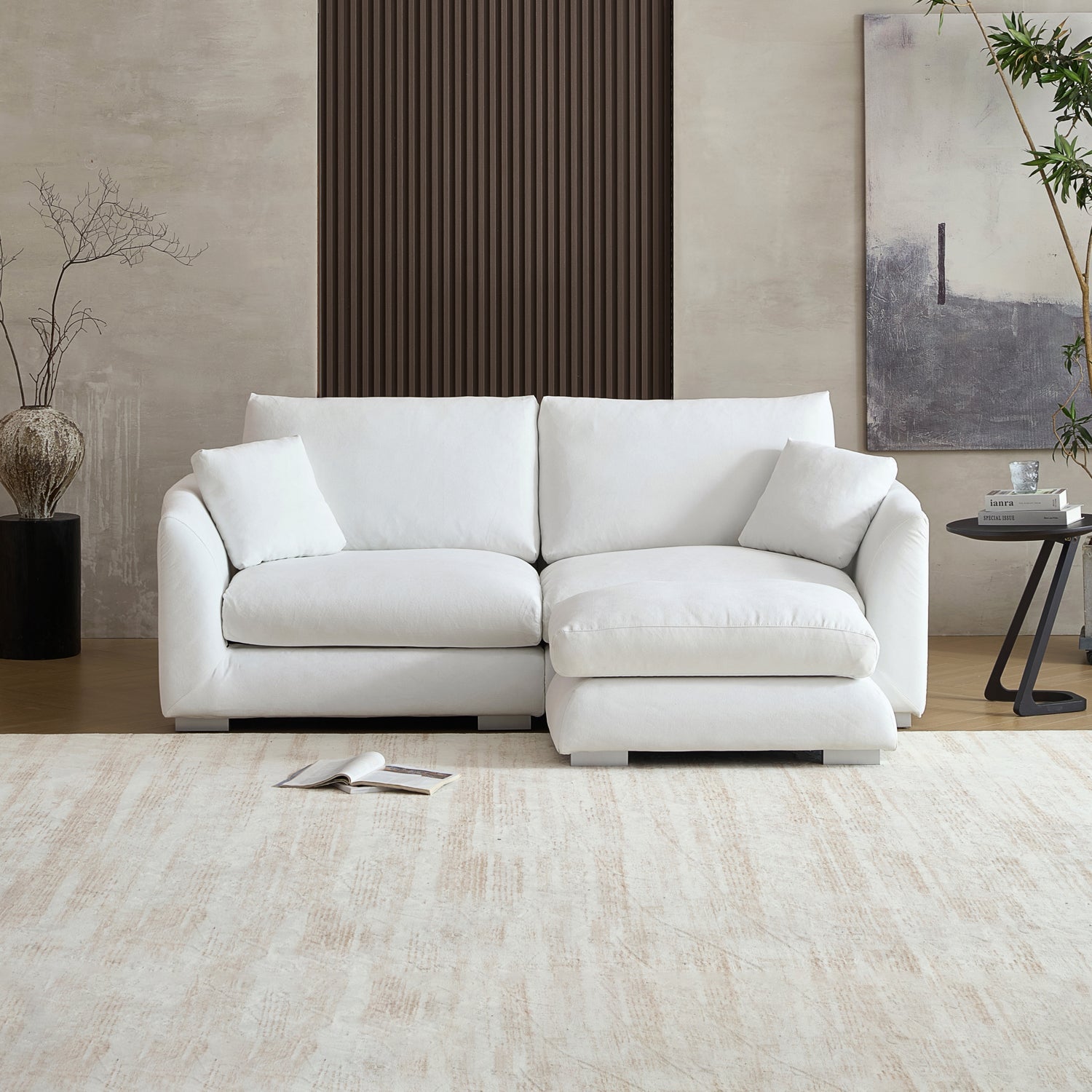 Sofa - Feathers Sofa + Ottoman - MC - Mario Capasa
