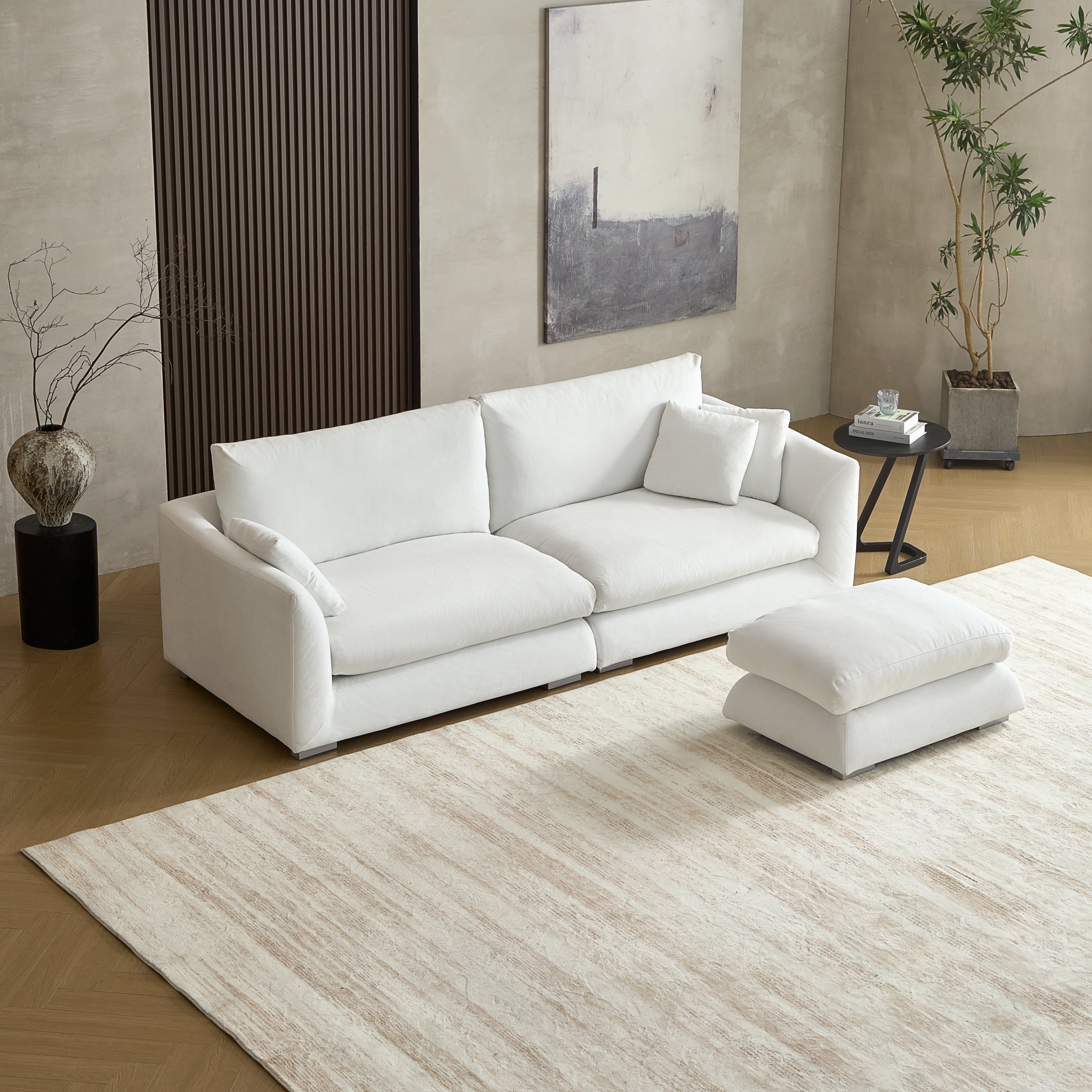 Sofa - Feathers Sofa + Ottoman - MC - Mario Capasa