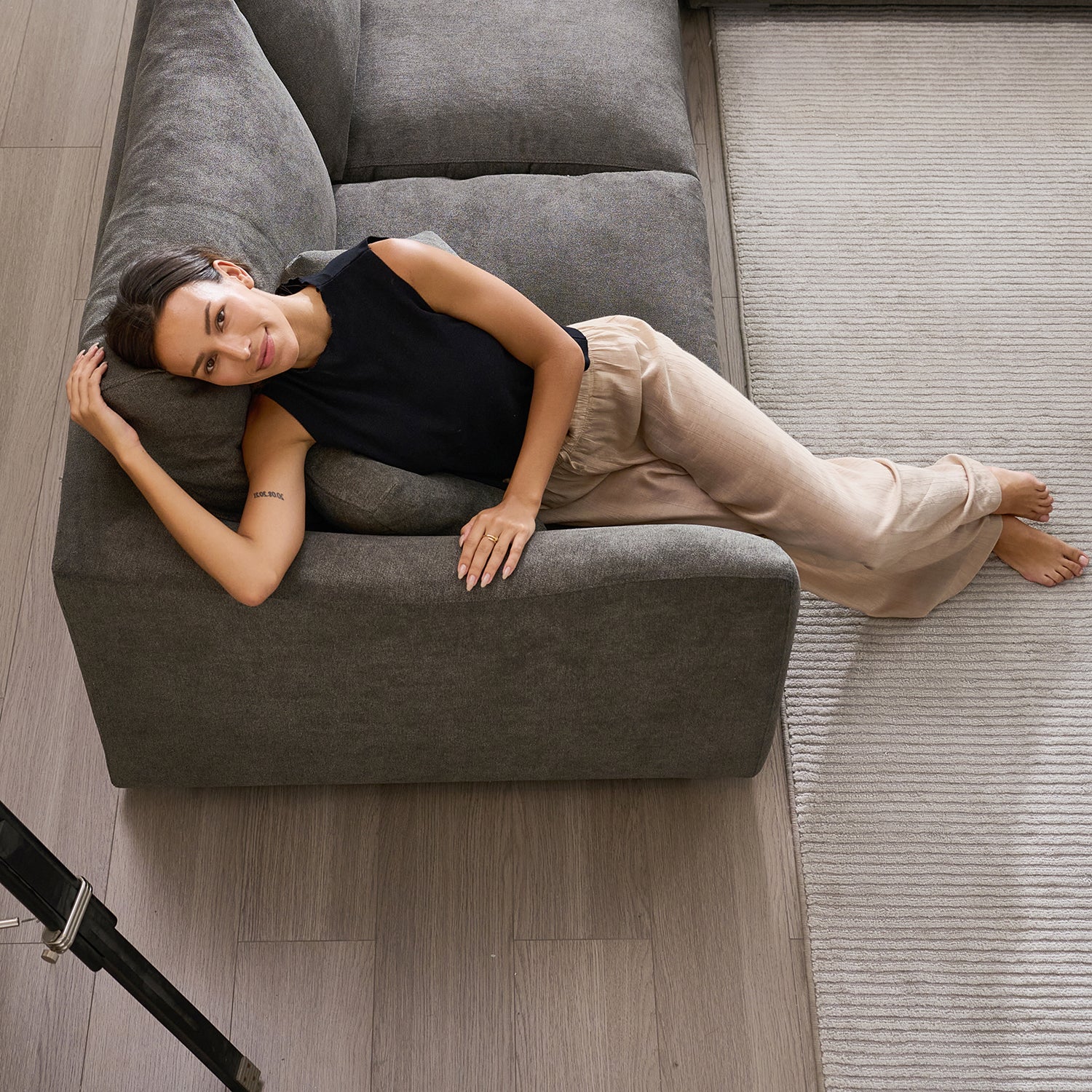 Sofa - Feathers Sofa + Ottoman - MC - Mario Capasa