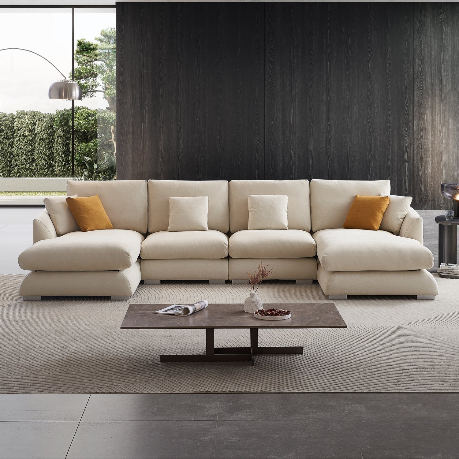 sectional - Feathers U - Sectional - MC - Mario Capasa