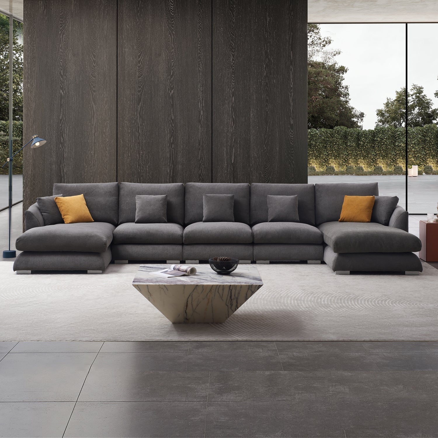 sectional - Feathers U - Sectional - MC - Mario Capasa