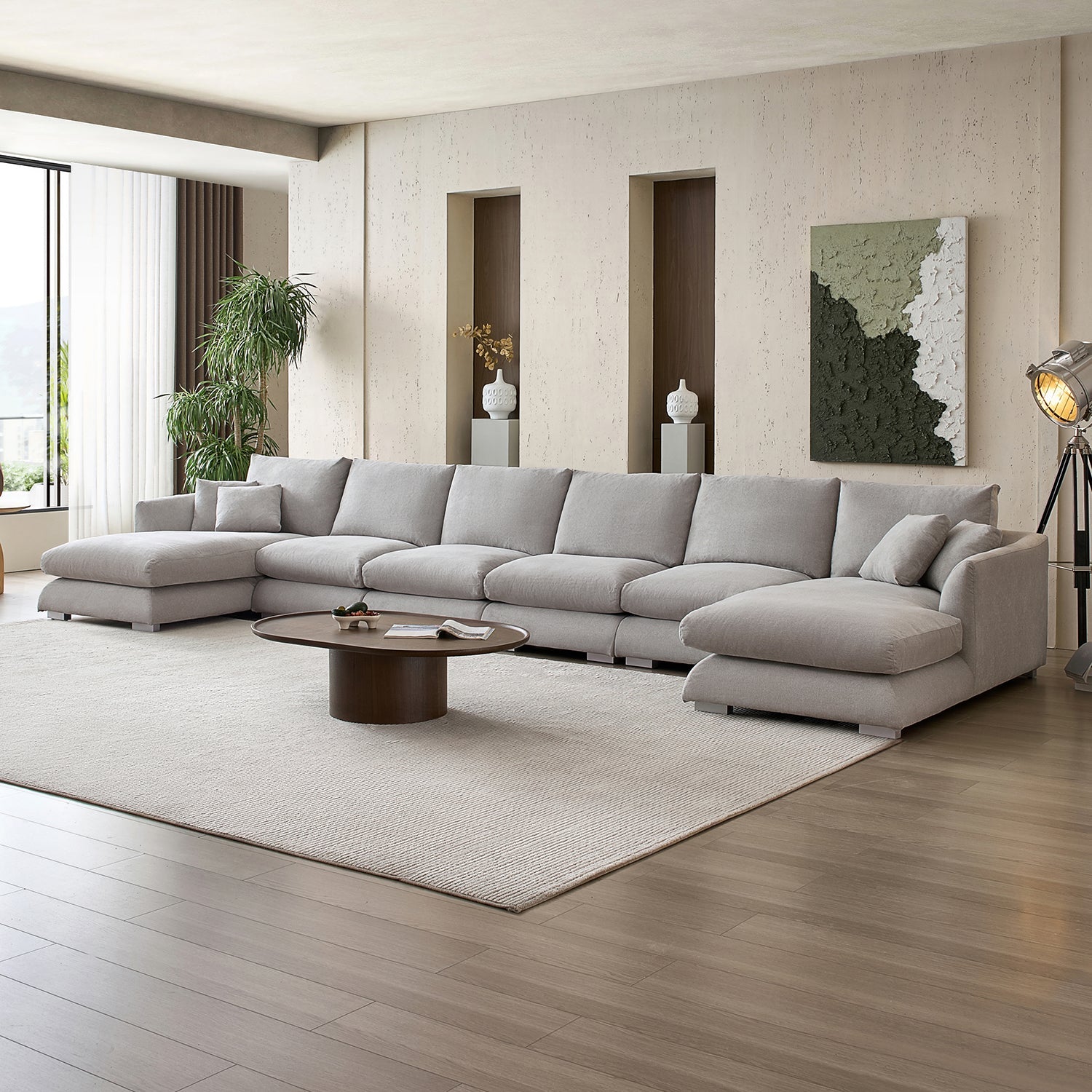 sectional - Feathers U - Sectional - MC - Mario Capasa