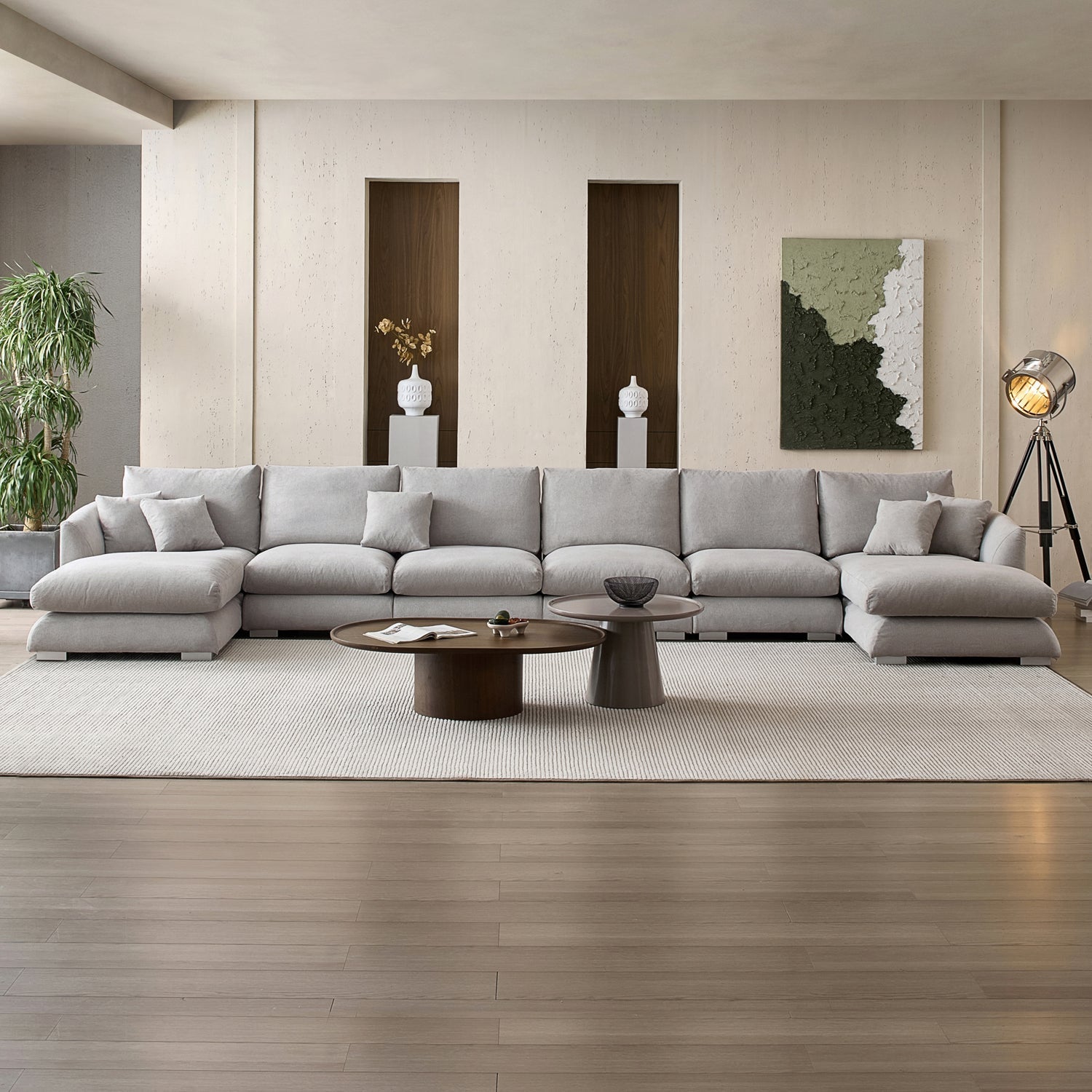 sectional - Feathers U - Sectional - MC - Mario Capasa