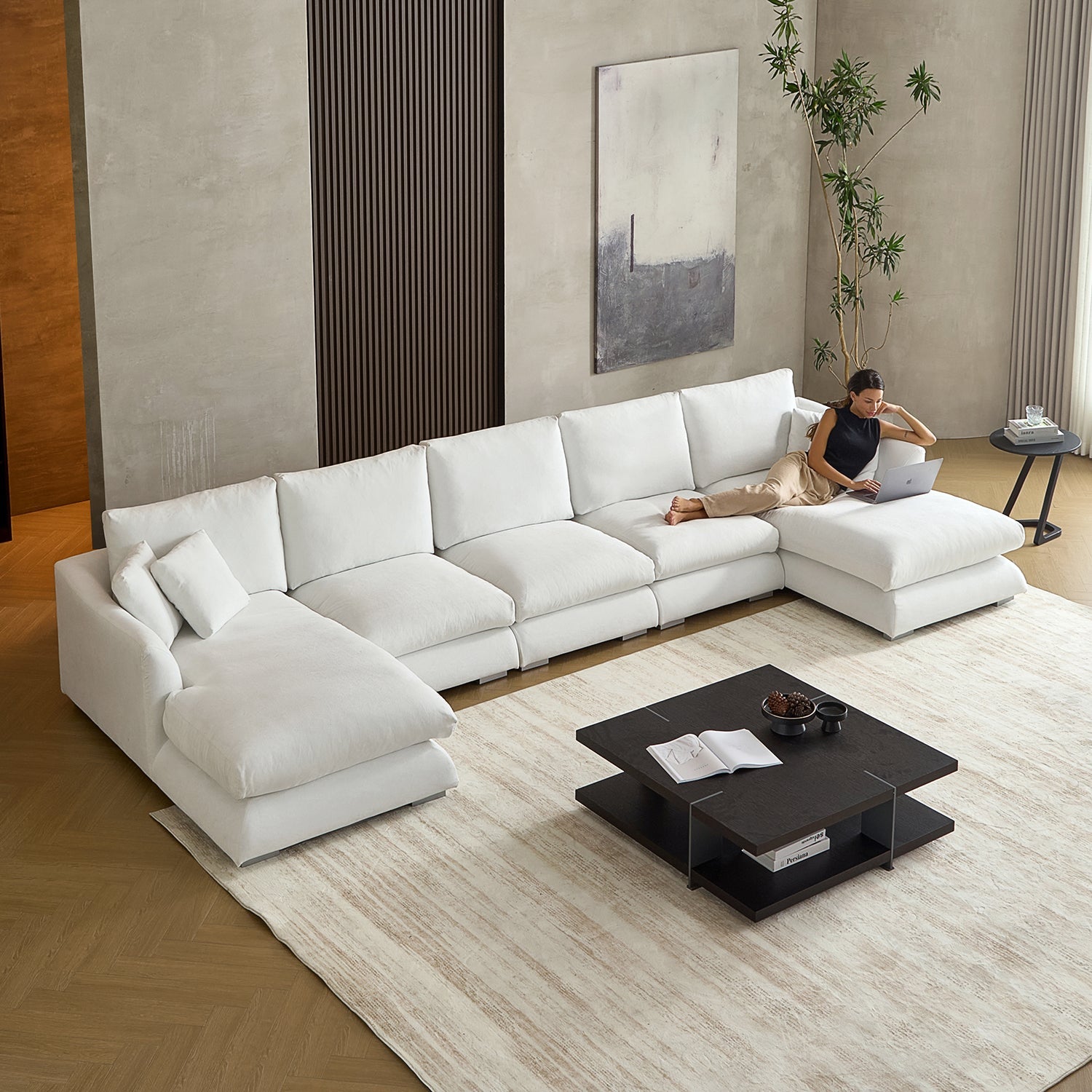 sectional - Feathers U - Sectional - MC - Mario Capasa