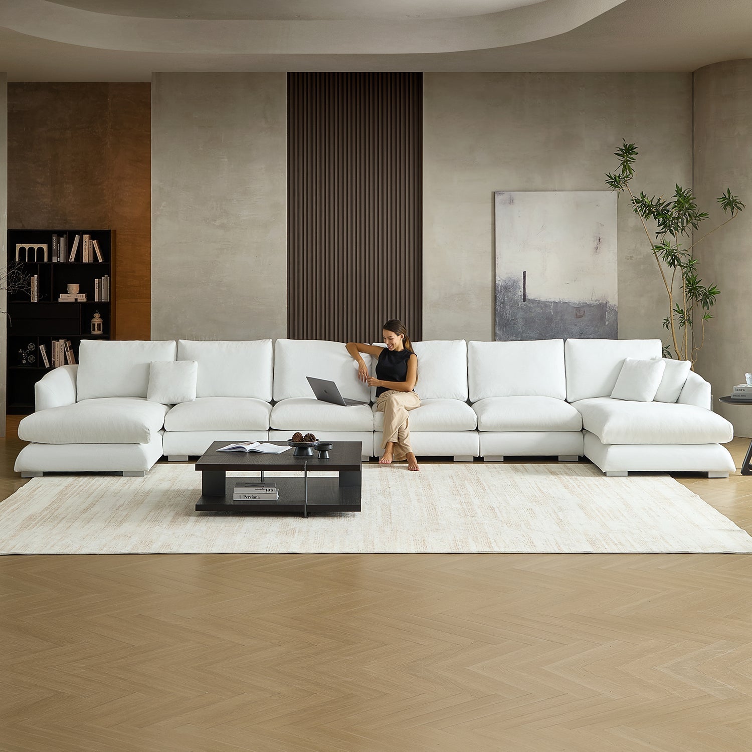 sectional - Feathers U - Sectional - MC - Mario Capasa