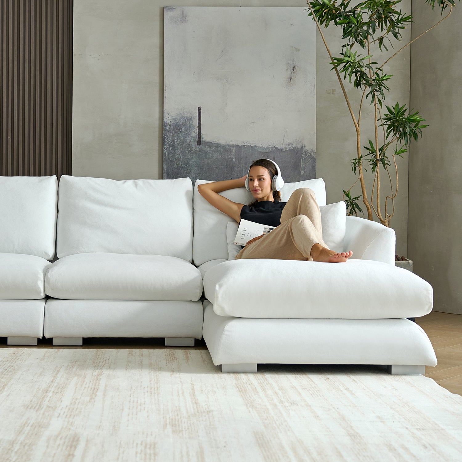 sectional - Feathers U - Sectional - MC - Mario Capasa