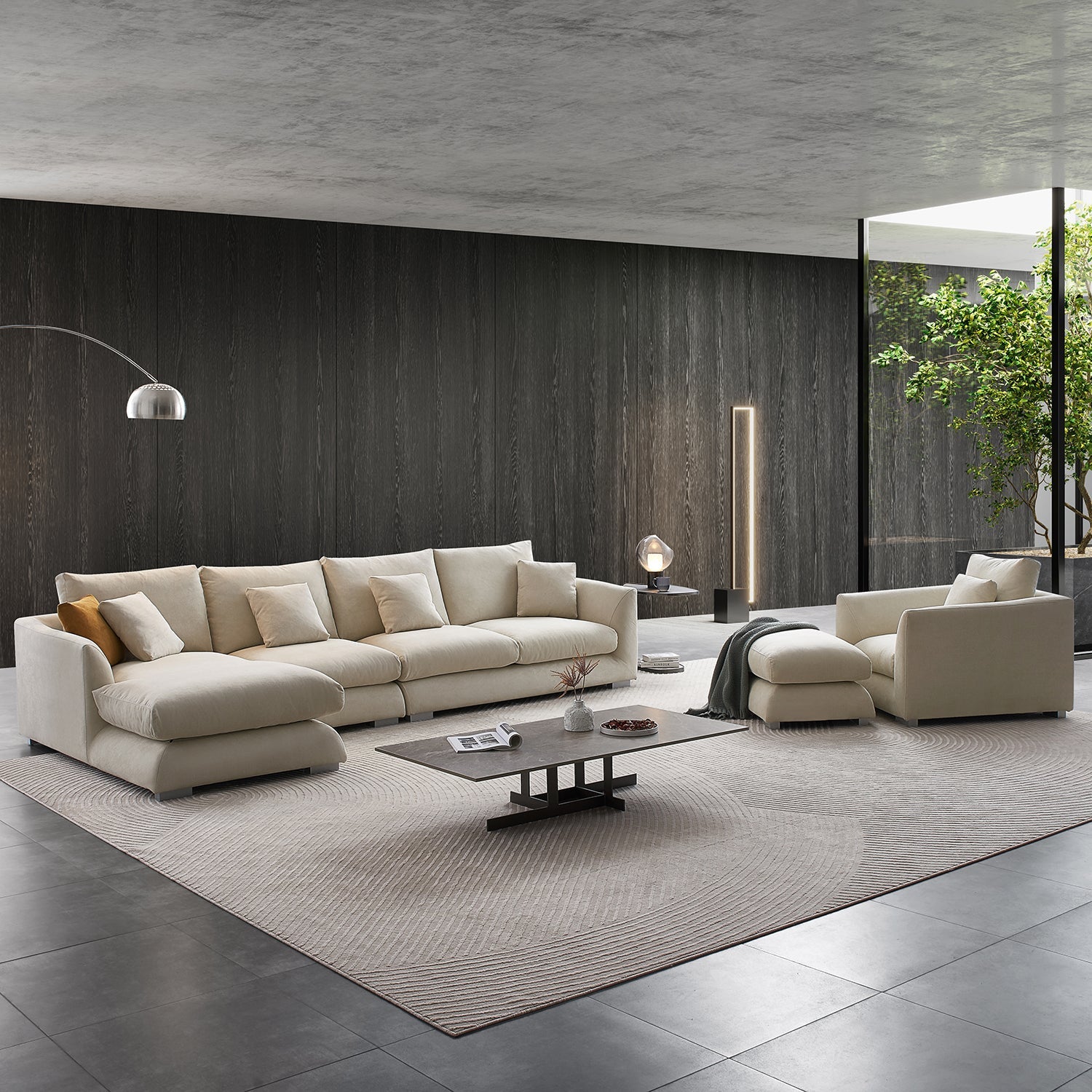Sofa - Feathers Room Set - MC - Mario Capasa