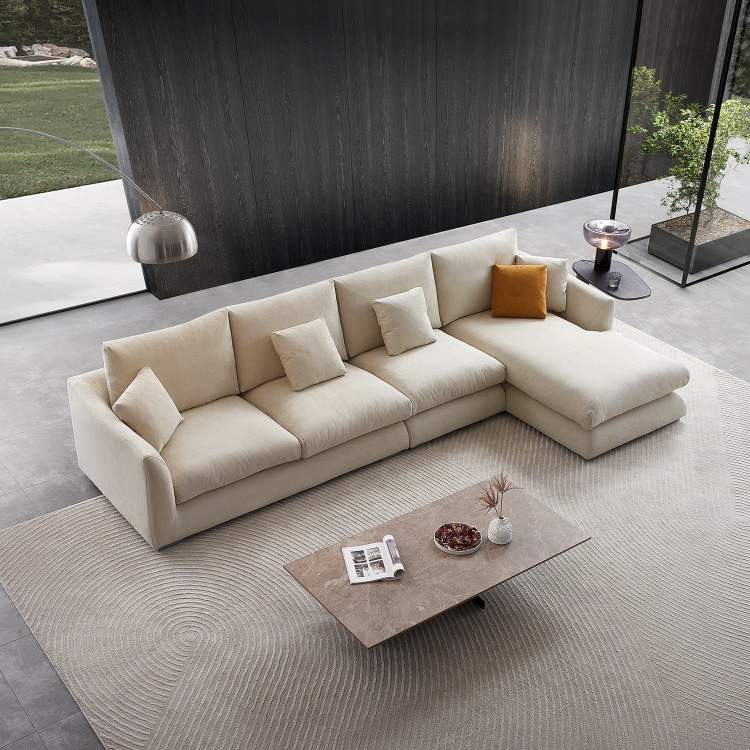 sectional - Feathers Sectional - MC - Mario Capasa