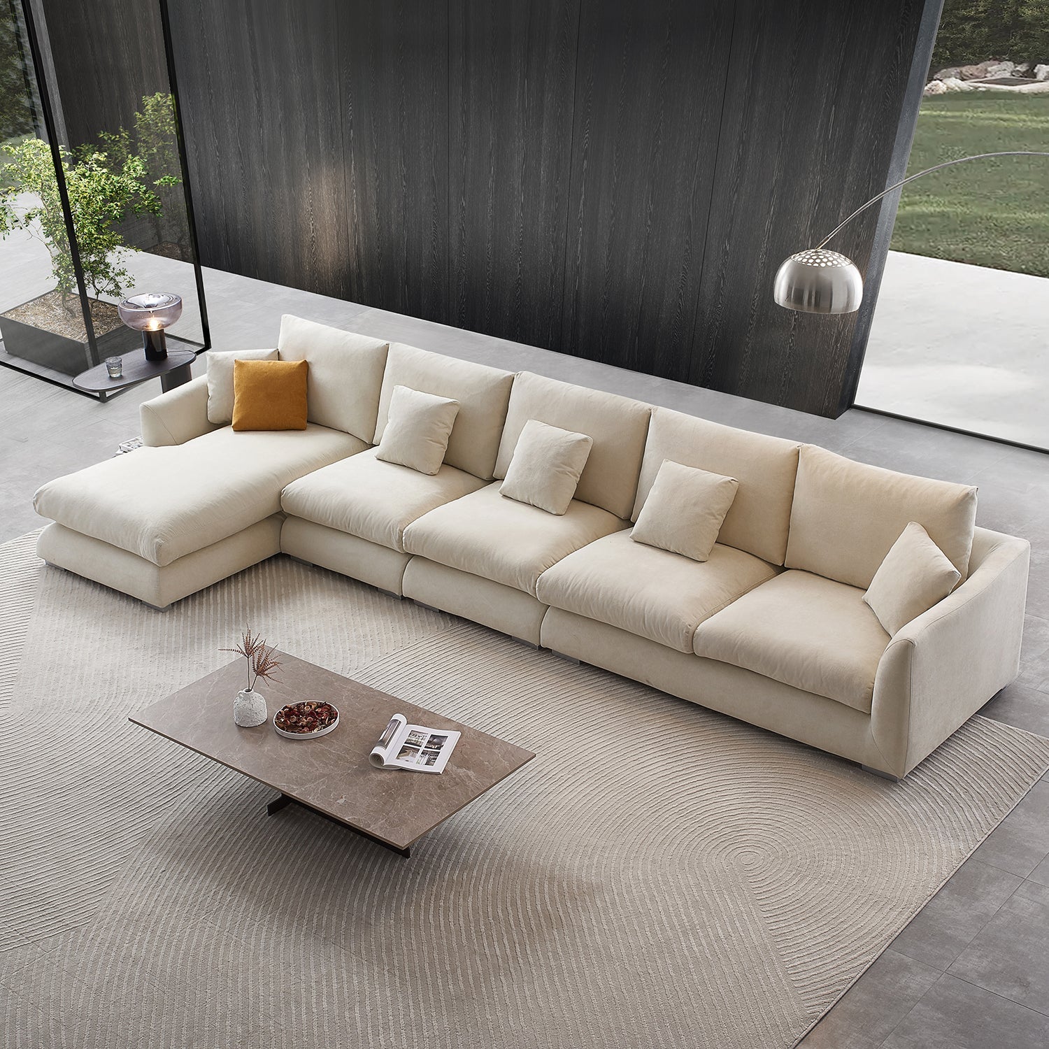 sectional - Feathers Sectional - MC - Mario Capasa